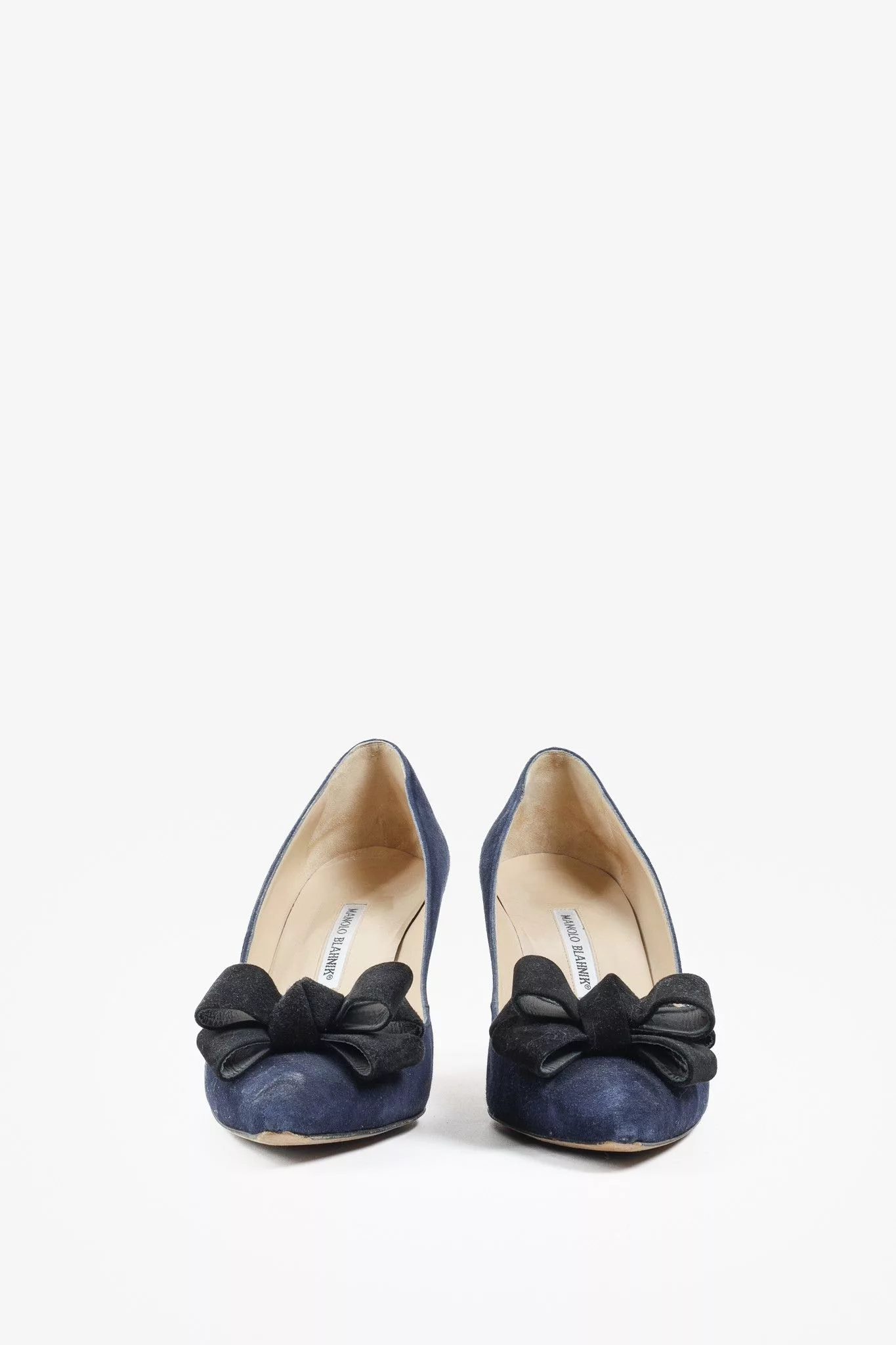 Manolo Blahnik Heels Manolo Blahnik Lisane Bow Pumps Black