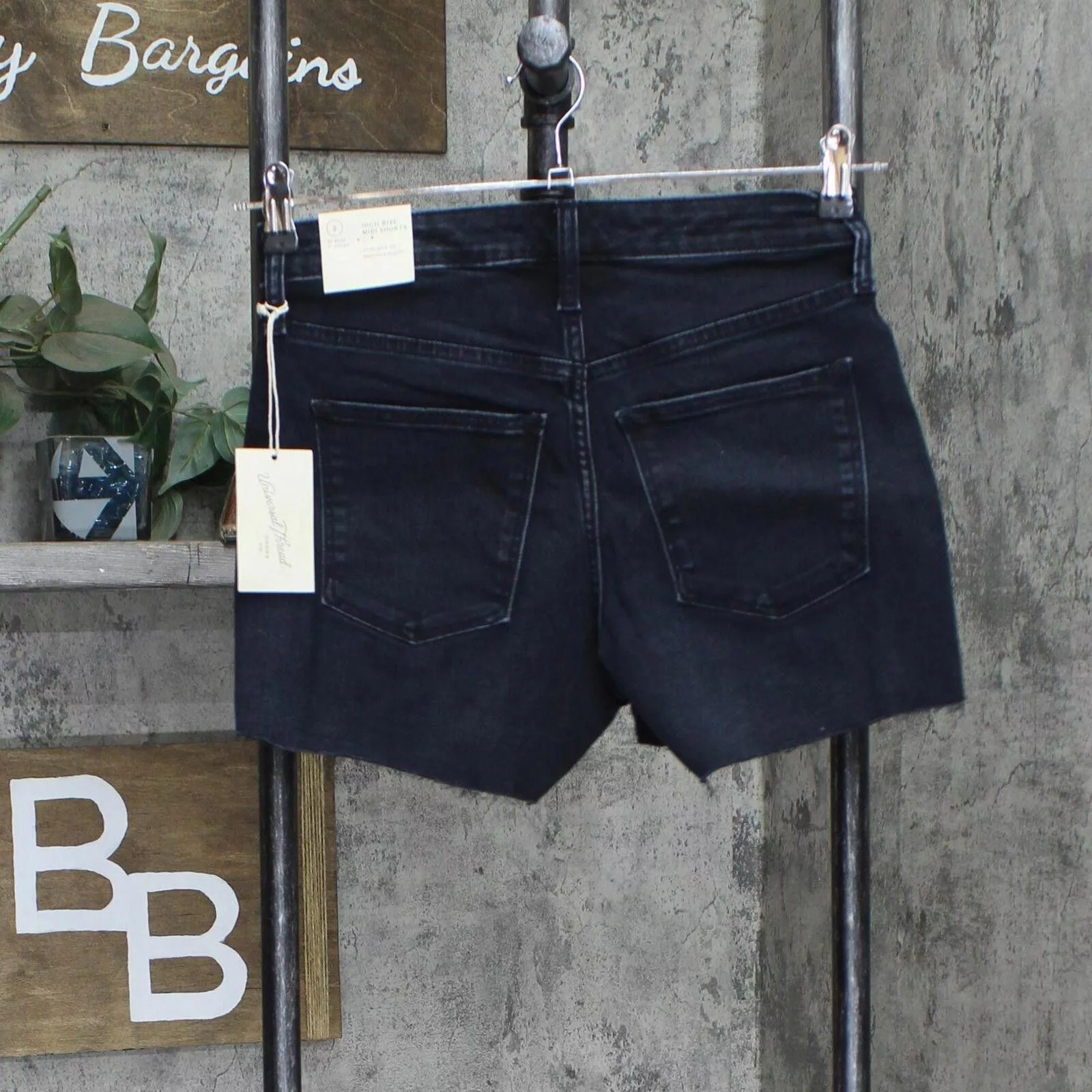 Designer Shorts Designer NWT Universal Thread Rise Midi Denim Shorts Midnight Blue 2