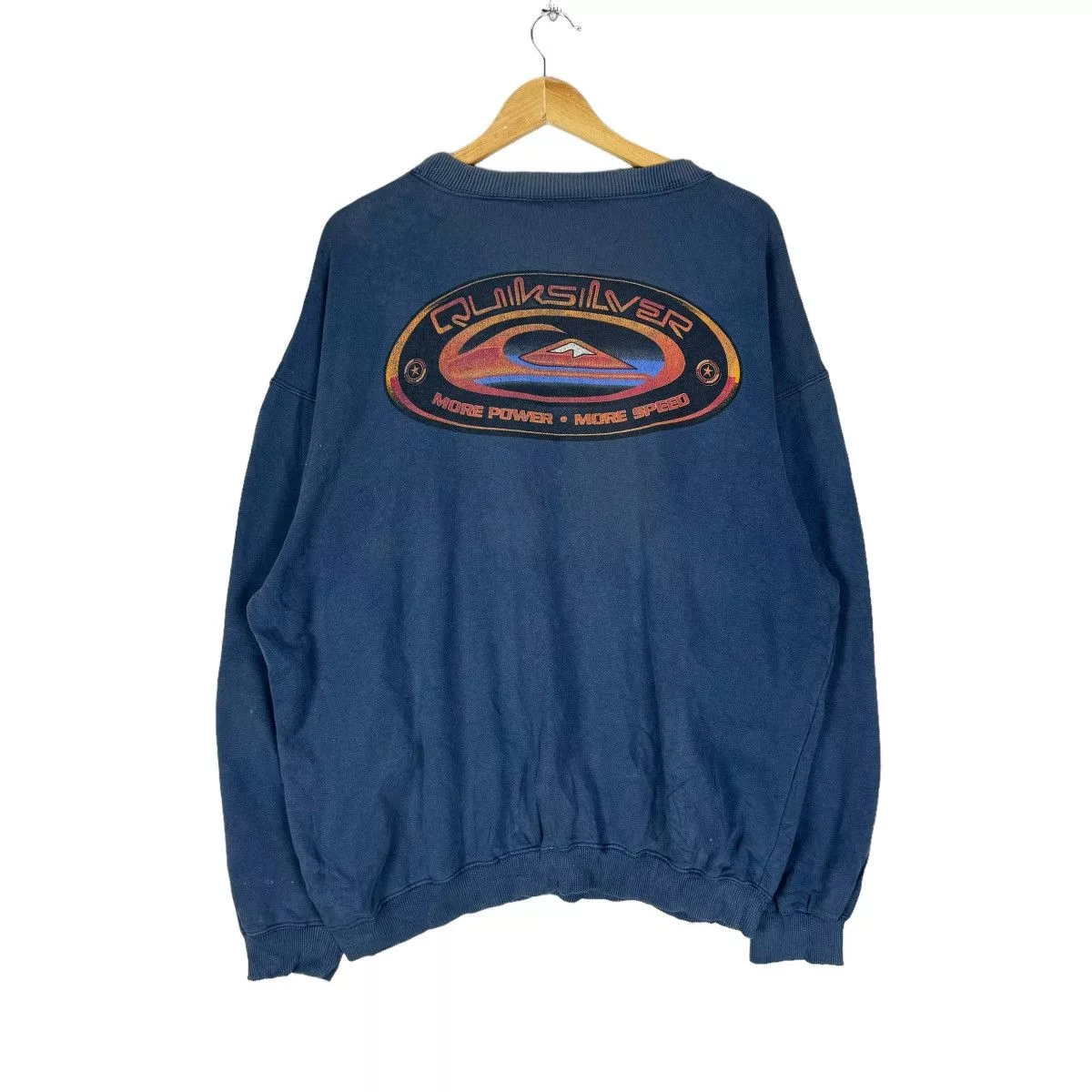 Quicksilver Light Jackets Quicksilver × Vintage ☀️VTG 90s QUICKSILVER SURF SWEATSHIRT CREWNECK Blue