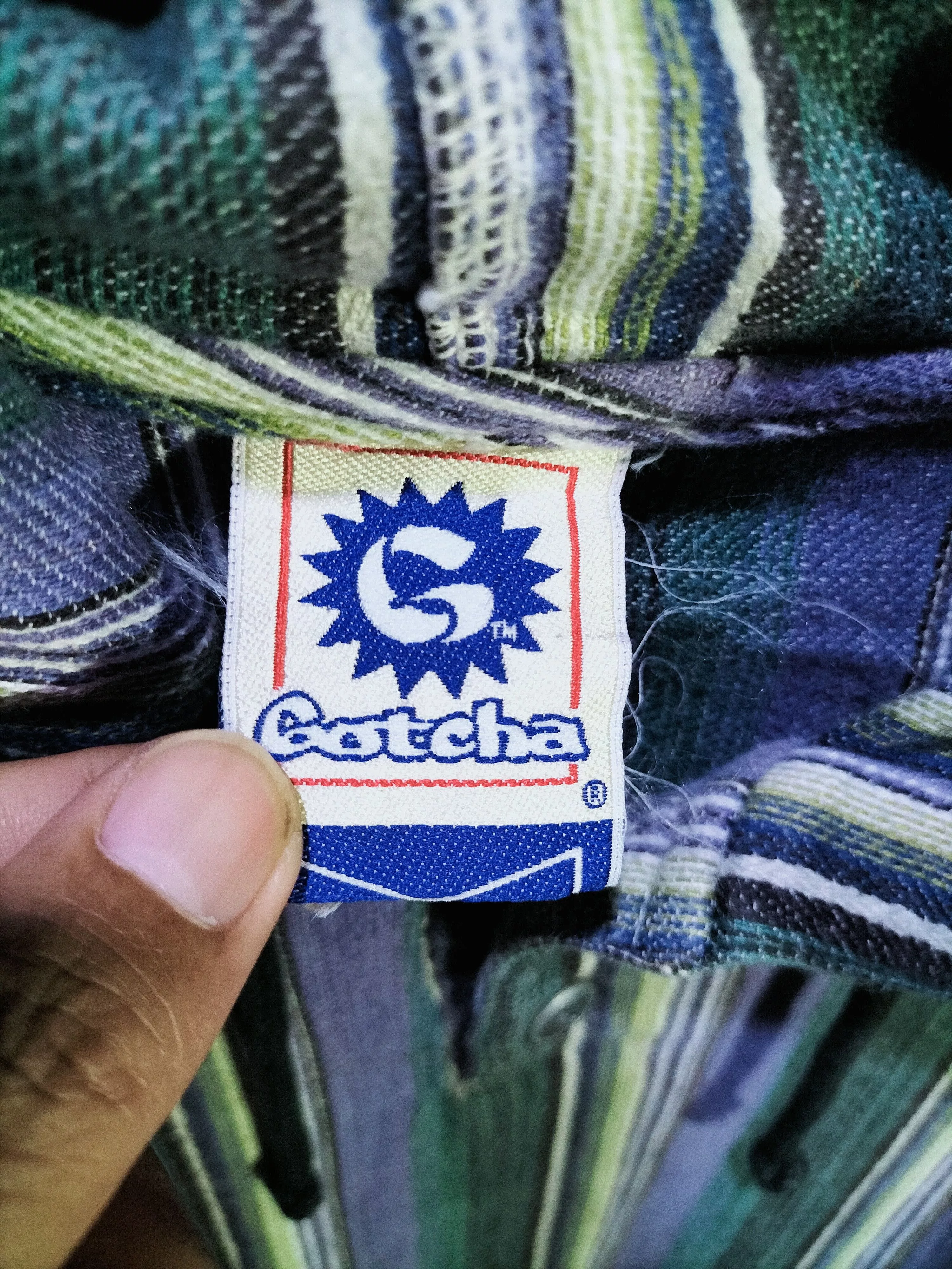 Gotcha Cloaks Capes Gotcha × Native × Vintage Vintage Gotcha Tribal Native Fashion 90s Streetwear Multi