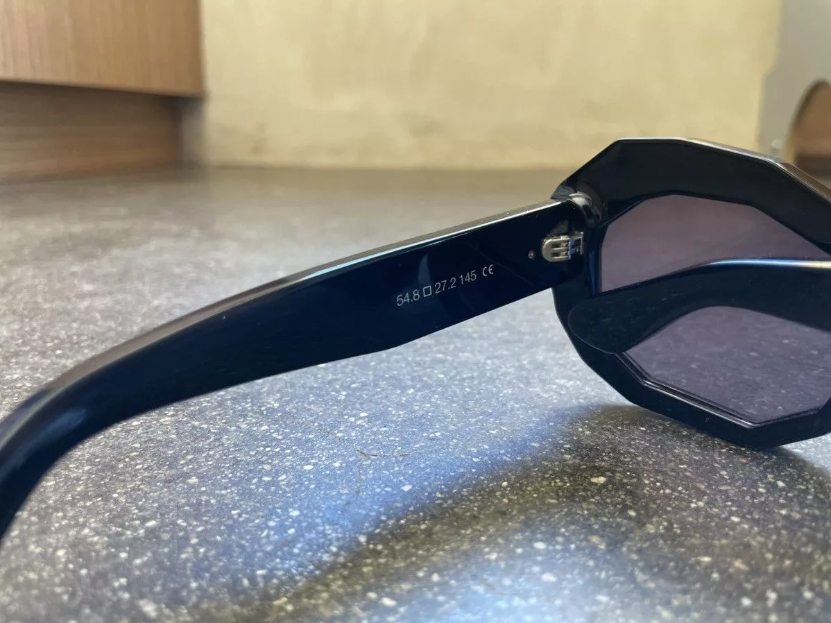Amiri Sunglasses AMIRI Honeycomb sunglasses RUNWAY samples Black