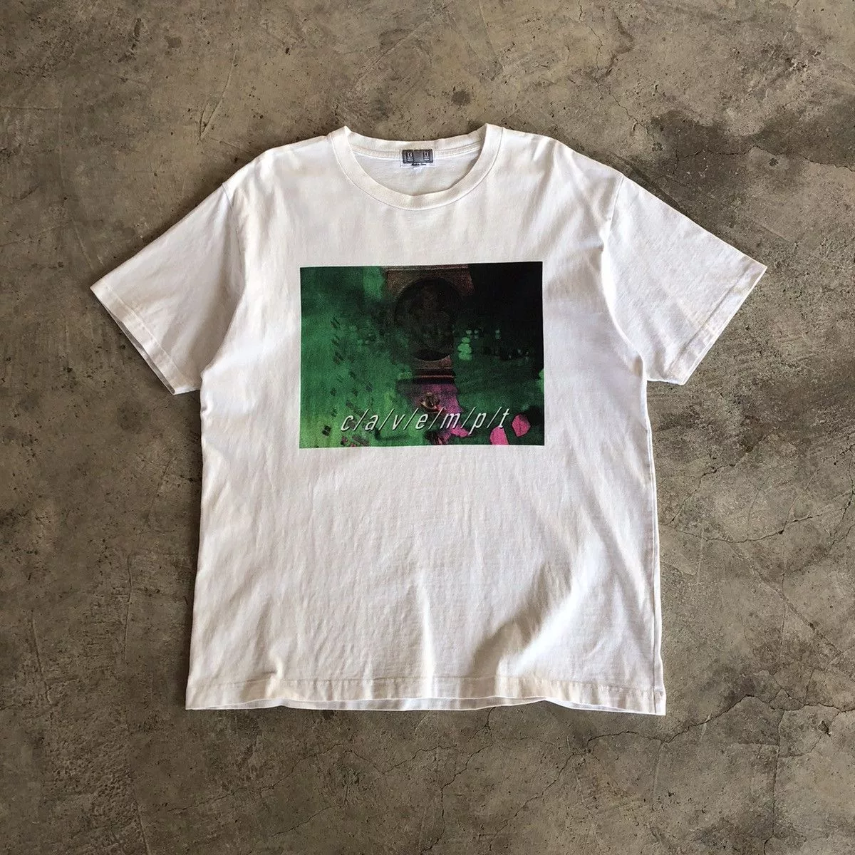 Cav Empt Short Sleeve T Shirts Cav Empt × Japanese Brand CAV EMPT Rare Design Printed T-Shirt White