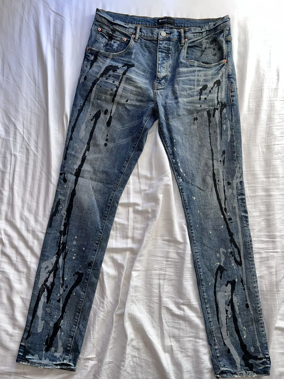 Purple Denim Purple Blue
