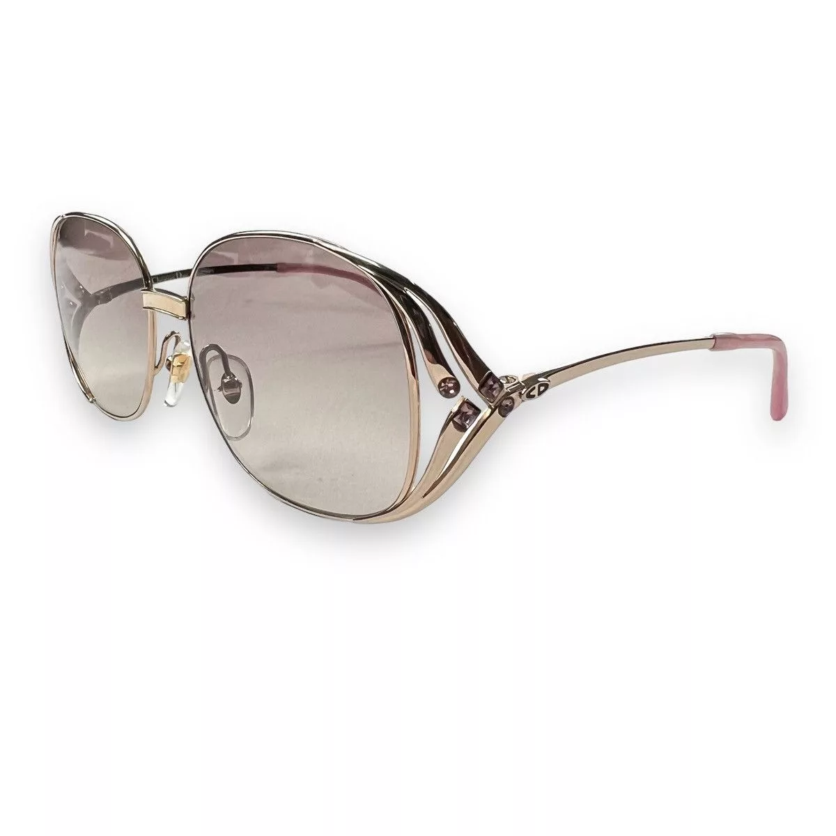 Dior Sunglasses Christian Dior 2537 Sunglasses w/ Rose Gradient Lenses Pink