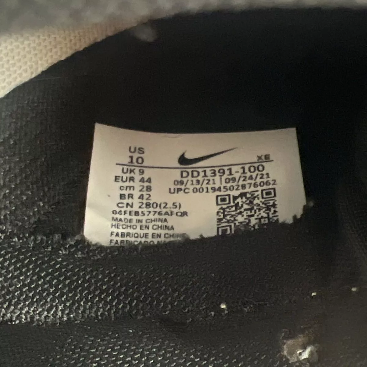 Nike Low Top Sneakers Nike dunk low black white