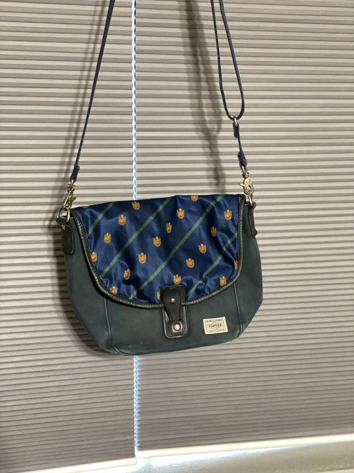 Porter Bags Luggage Porter Yoshida x BEAMS BOY Side Bag Blue