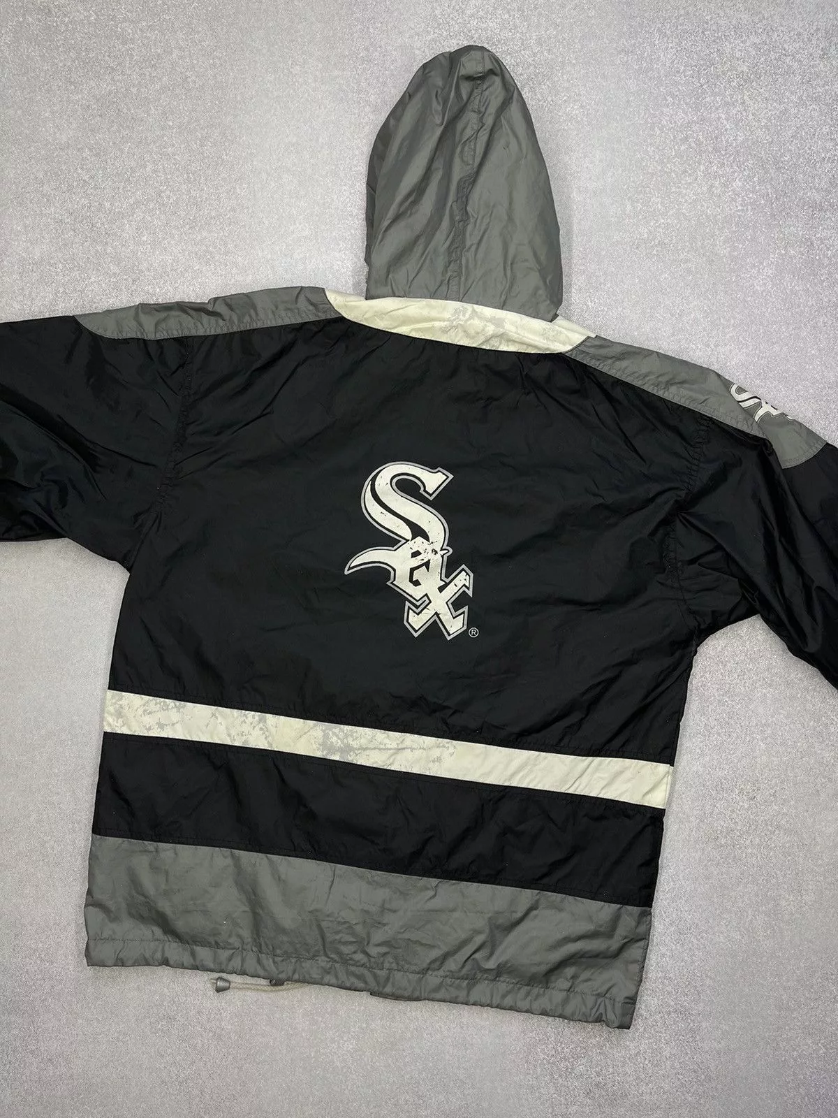MLB Light Jackets MLB × NBA × Vintage Vintage Chicago White Sox Jacket Baseball MLB CMP Y2K Gray