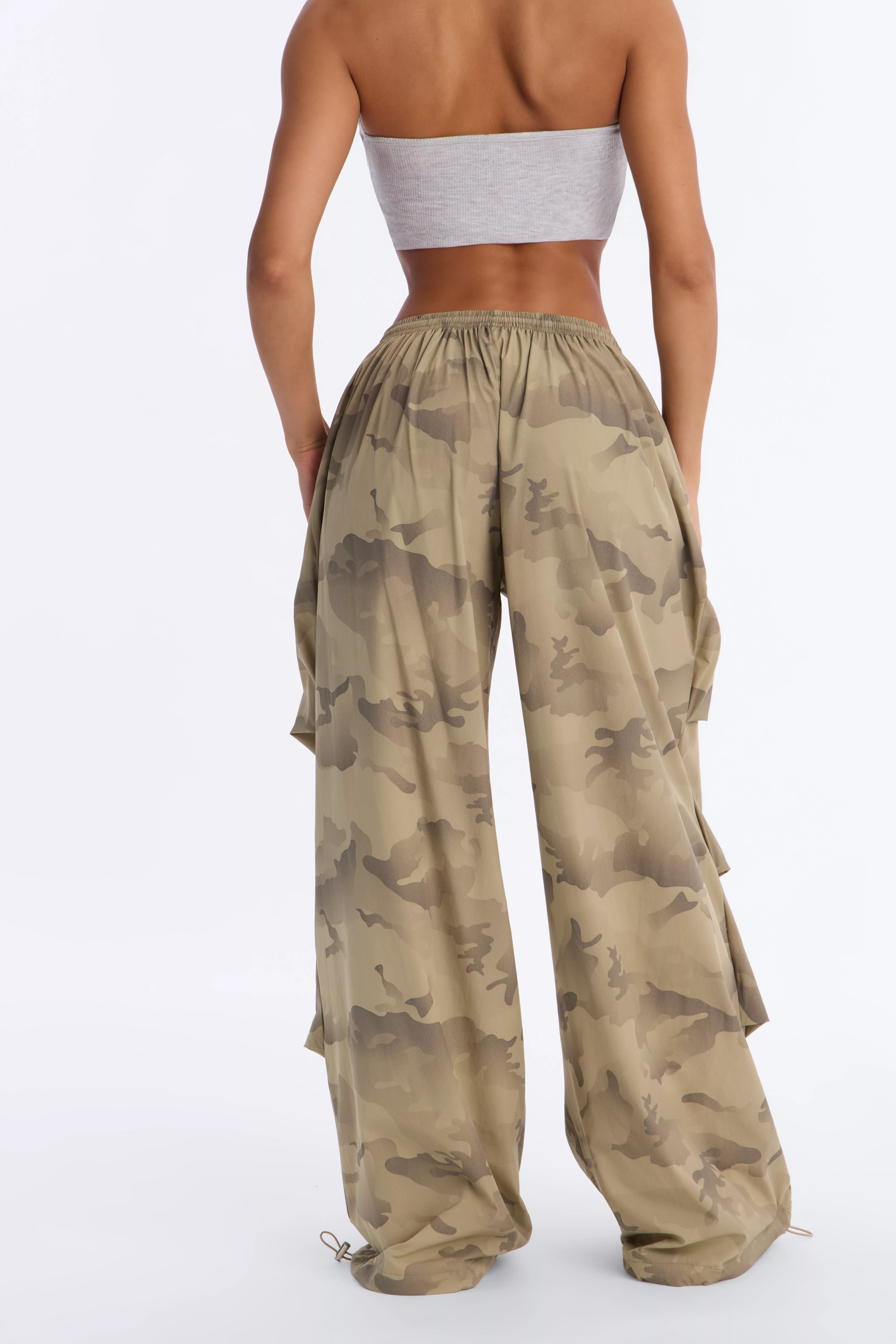 Blend In Drawstring Waist Jogger - Olive/combo