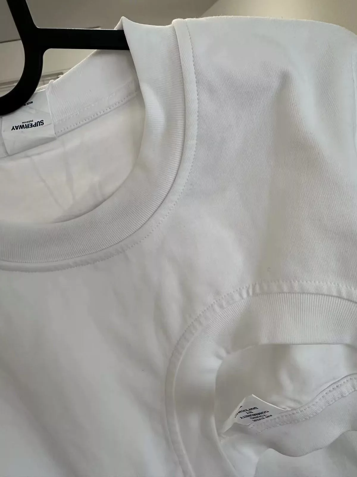 Japanese Brand Shirts Button Ups Japanese Brand "Fake Two Shirt" White Tshirt Vintage