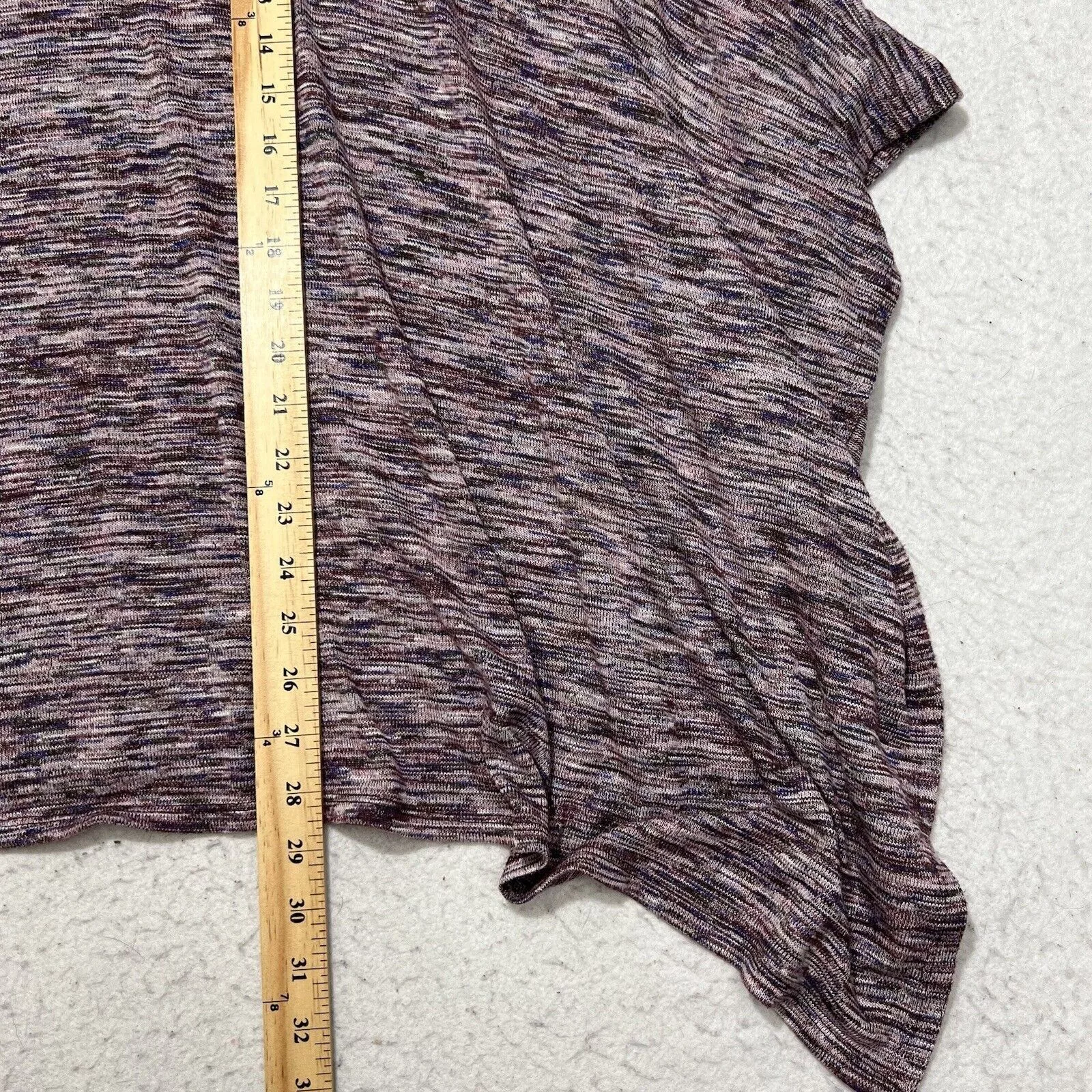 Target Basics Sweaters Target Basics Knox Rose Oversized Short Sleeve Ombre Purple Boho Sweater