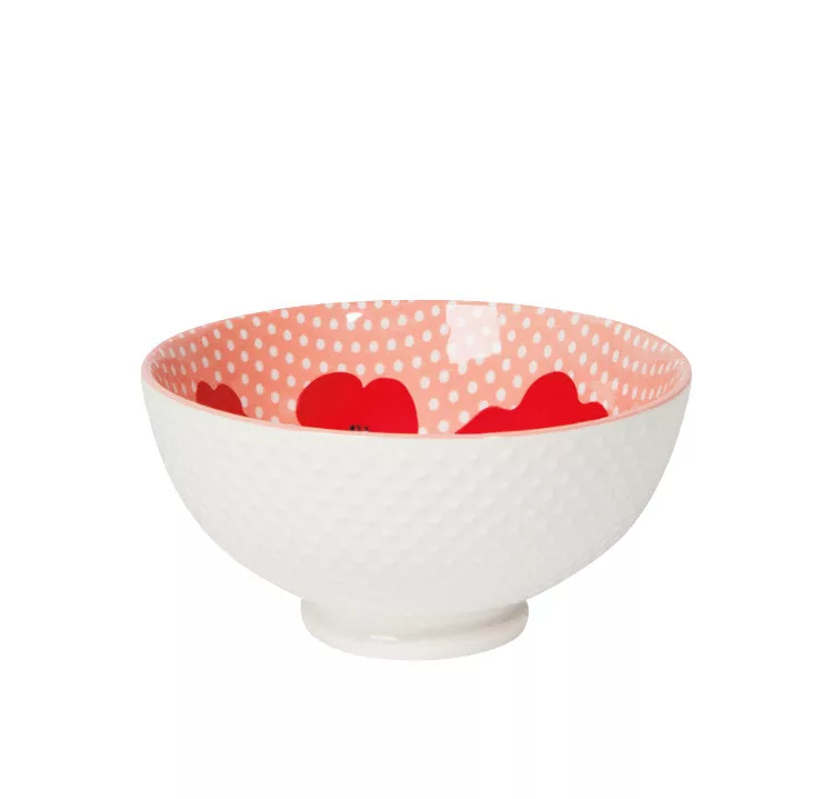 Poppy 6" Stamped Bowl