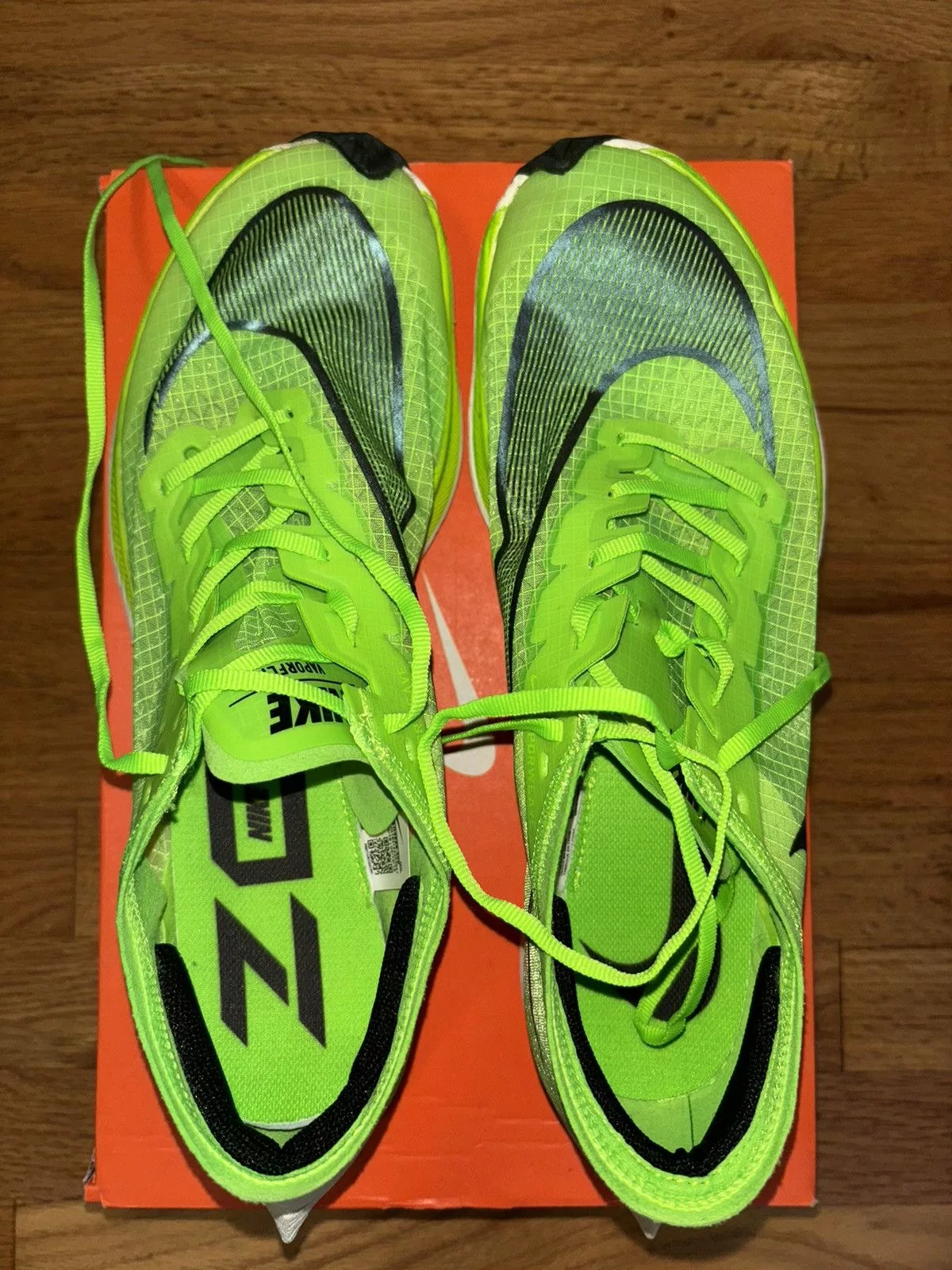 Nike Low Top Sneakers Nike ZoomX Vaporfly Next% Volt Green Blast