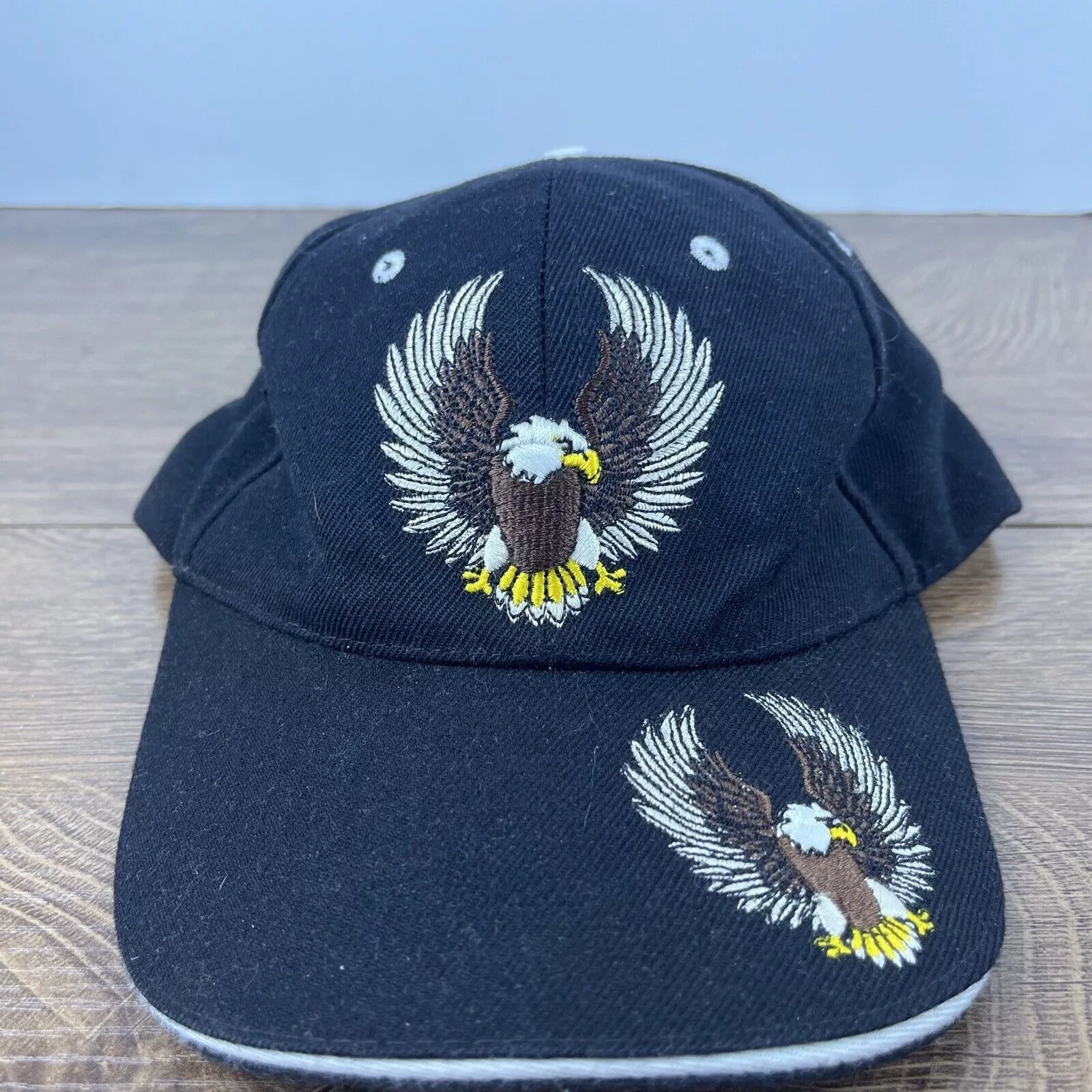 Other Hats Other Bald Eagle Hat America Bald Eagle Black Hat Adjustable Adult