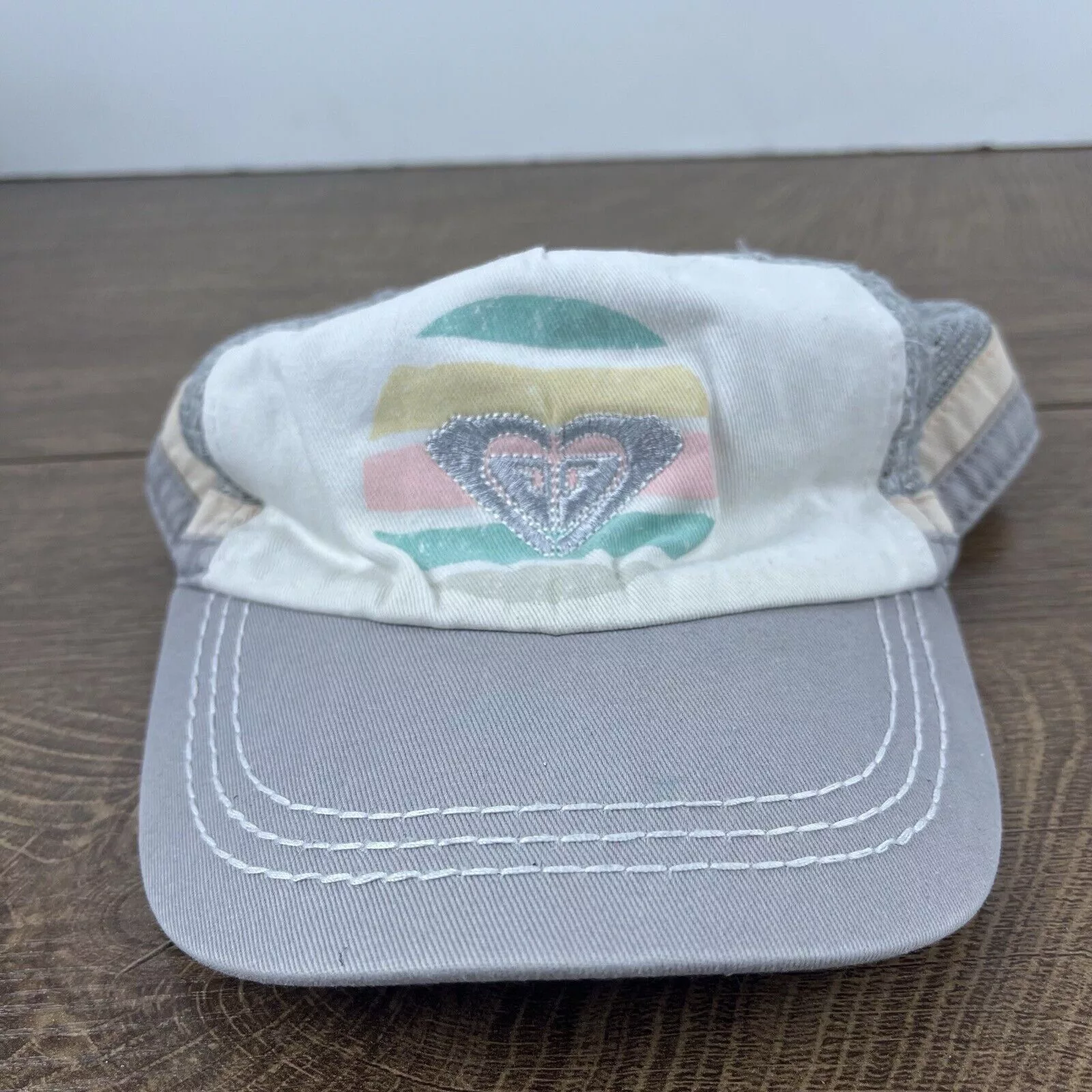 Other Hats Other Roxy Gray Hat ROXY Adjustable Hat White Adjustable Hat White