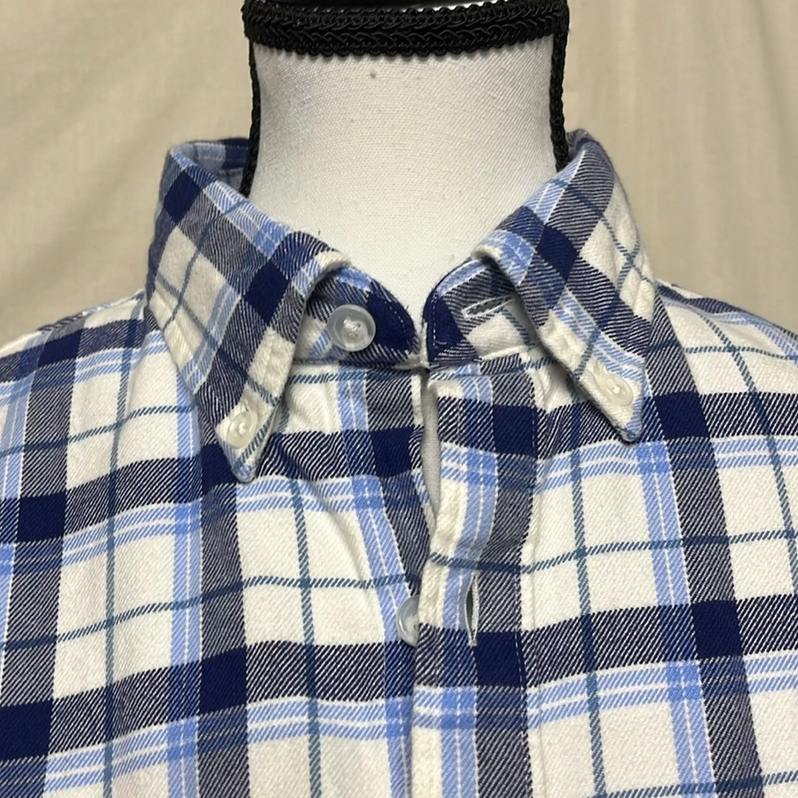 Lands' End Shirts Button Ups Lands' End Lands End Fannel Blue