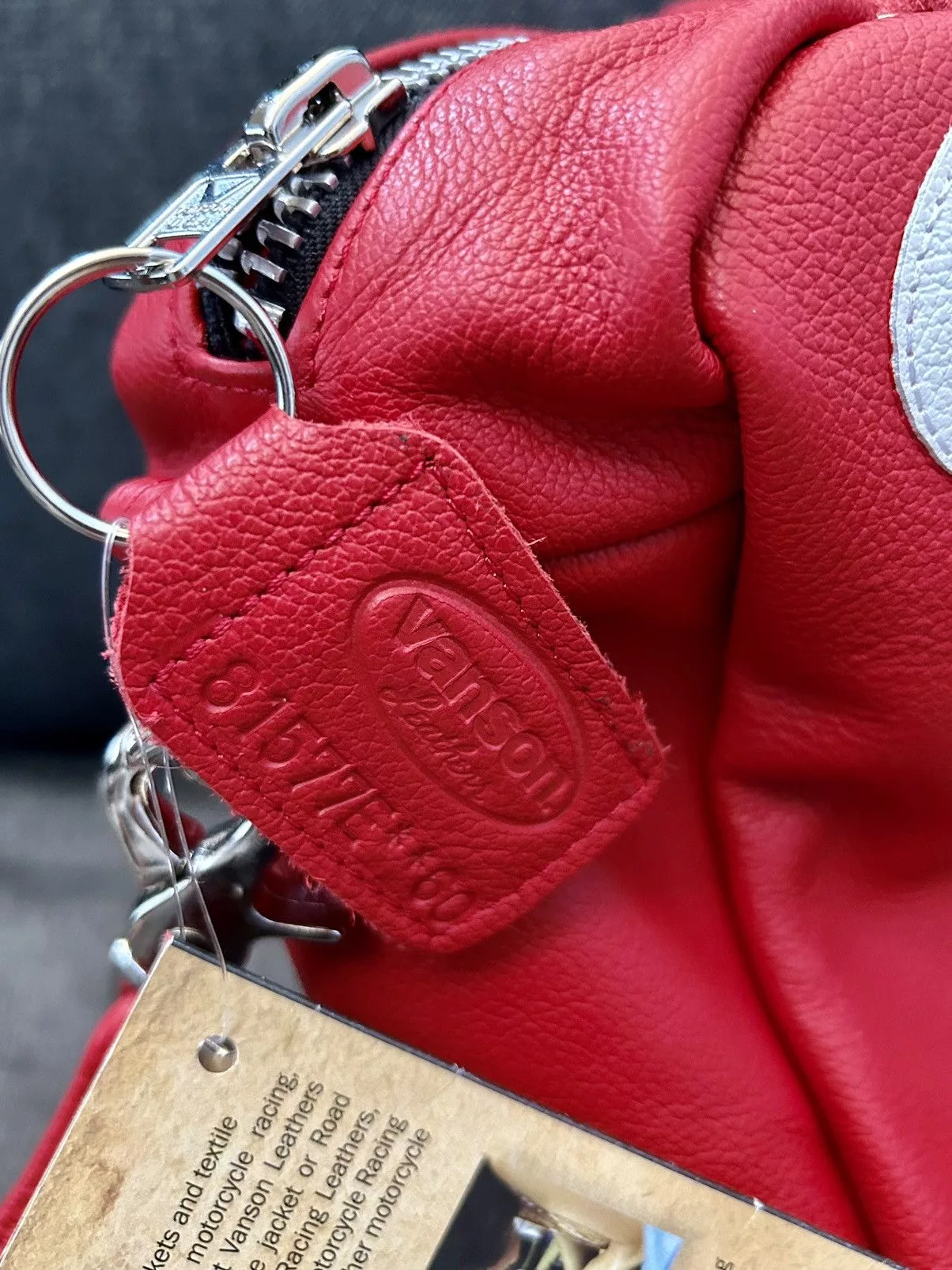 Supreme Supreme Supreme × Vanson Leathers Supreme Vanson Leathers Letters Bag Red