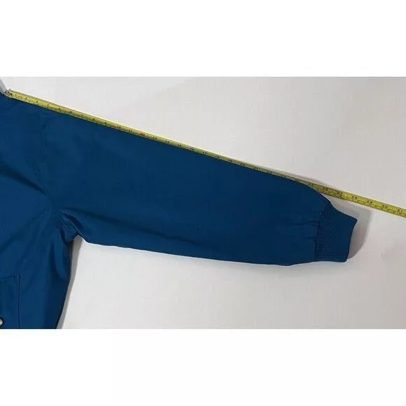 Lands' End Rain Jackets Lands' End Lands End Bomber Windbreaker Jacket Medium Reversible Blue O