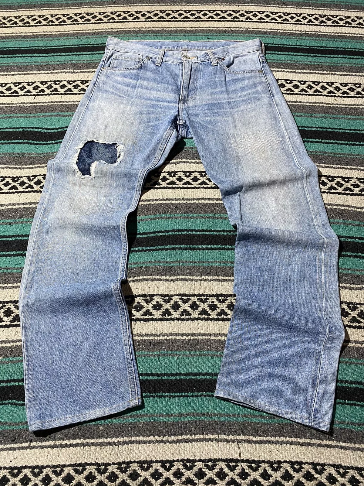 Bape Denim Bape Damage Denim Blue Streetwear