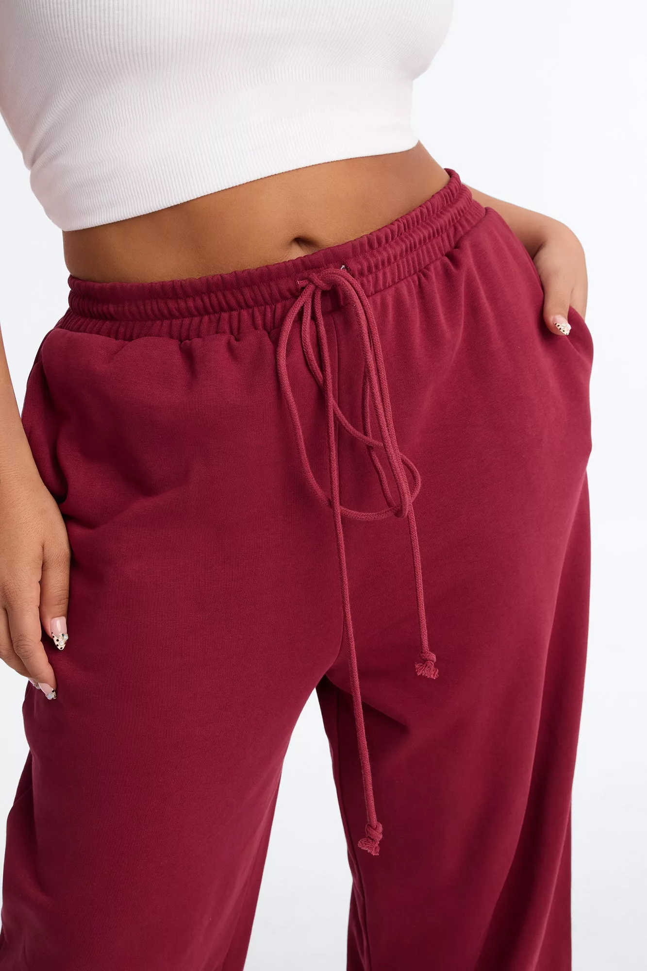 Alexa Jogger - Burgundy