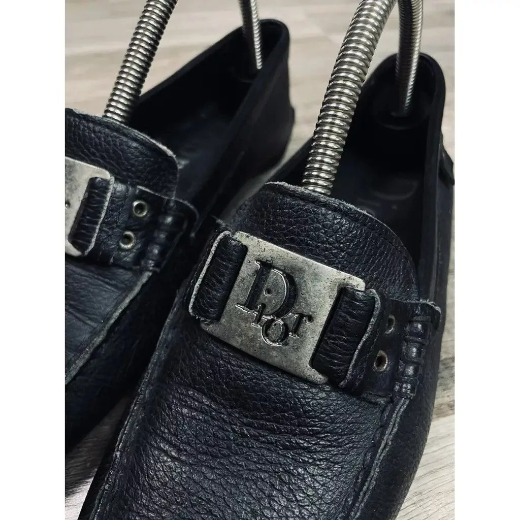 Dior Flats with logo Size: 39 Black