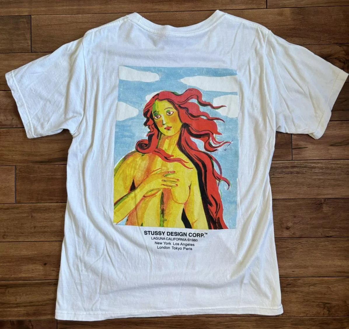 Stussy Short Sleeve T Shirts Stussy Venus tee White