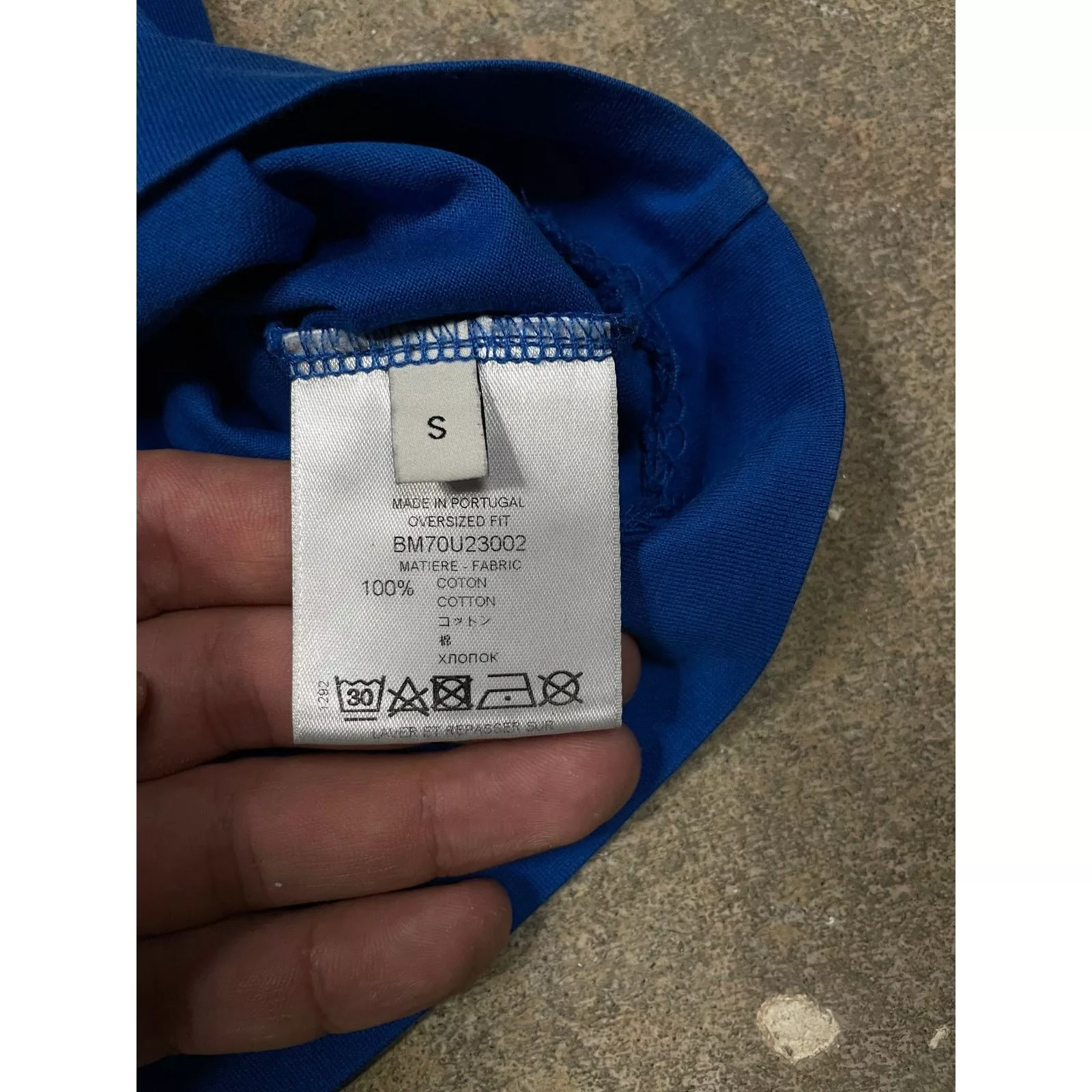 Givenchy Short Sleeve T Shirts Givenchy Paris Tee Blue Small Used