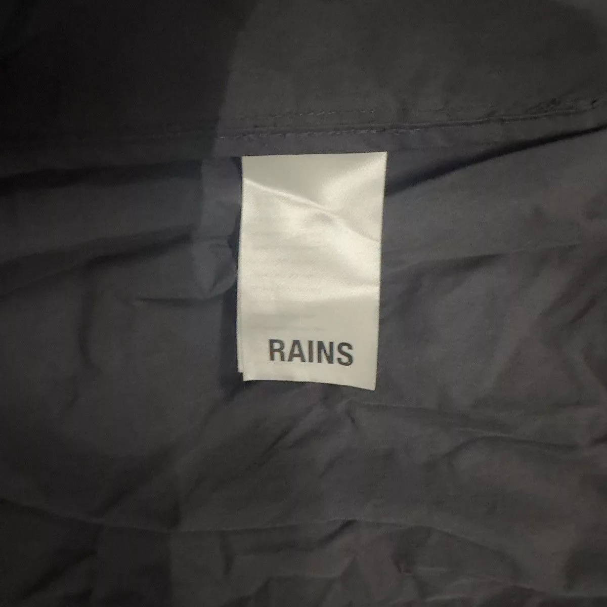 Rains Light Jackets Rains Woven Nylon Jacket Black