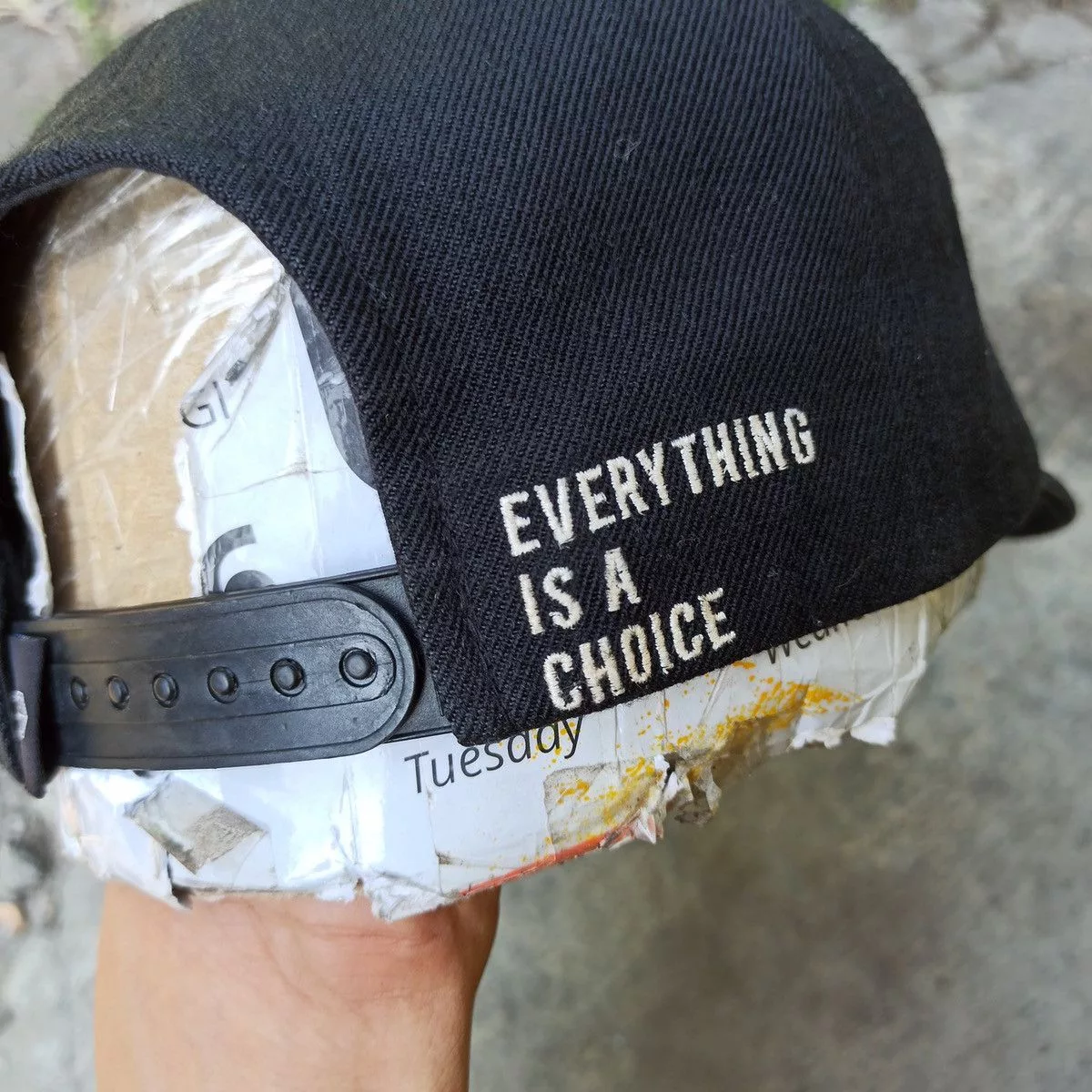 Hypebeast Hats Hypebeast Sick cubecode snapback hat Black