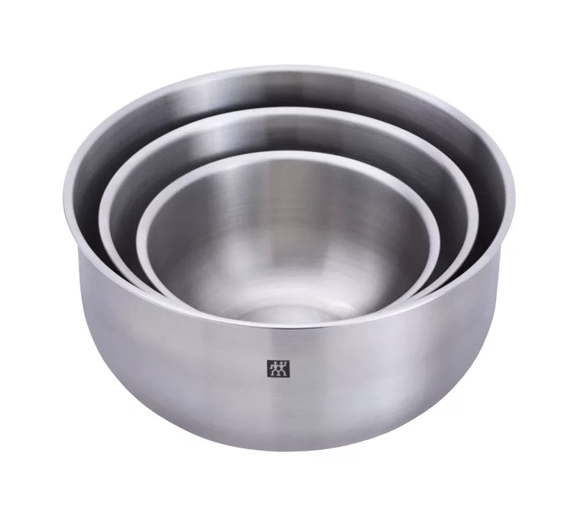 3-pc SS Nesting Bowls Set