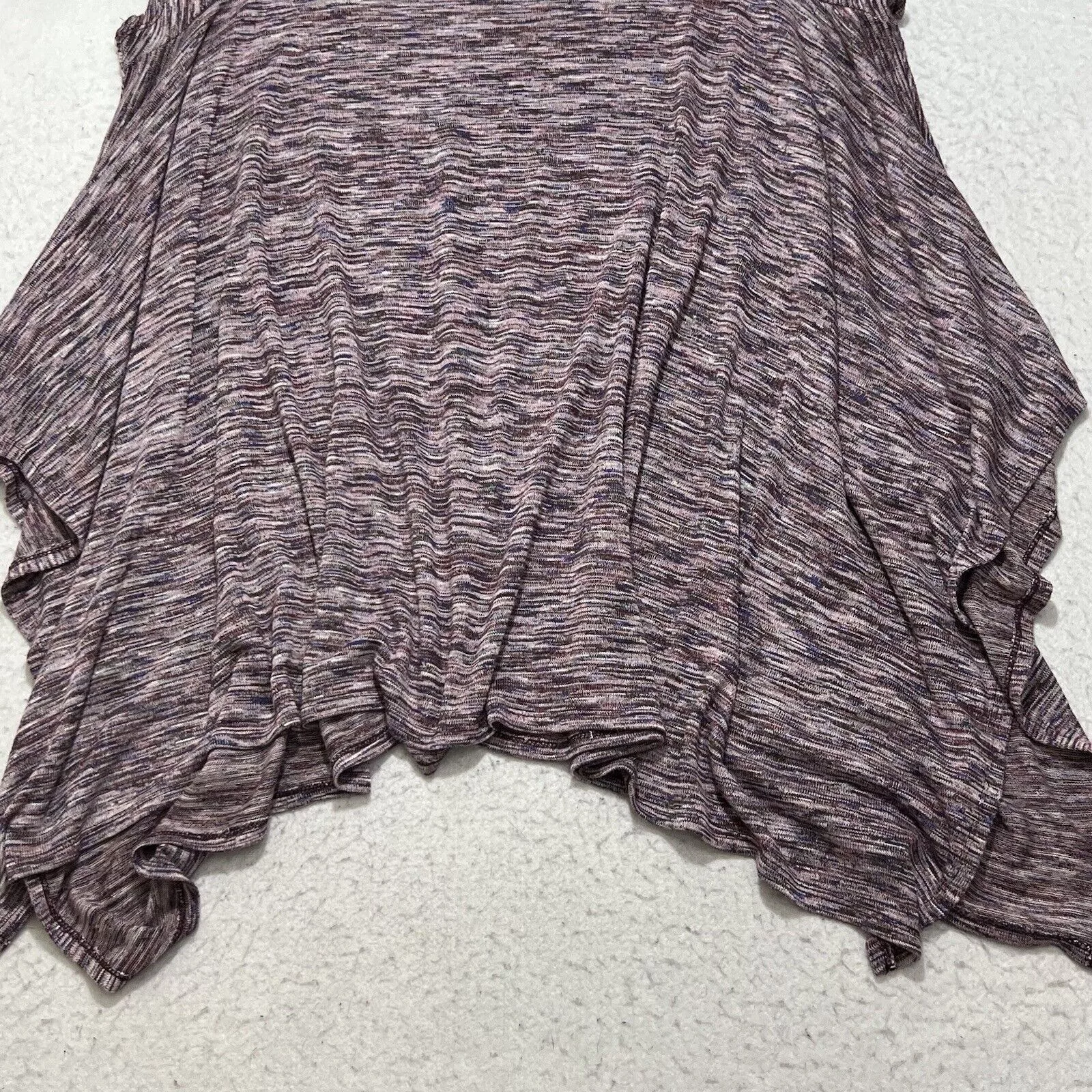 Target Basics Sweaters Target Basics Knox Rose Oversized Short Sleeve Ombre Purple Boho Sweater