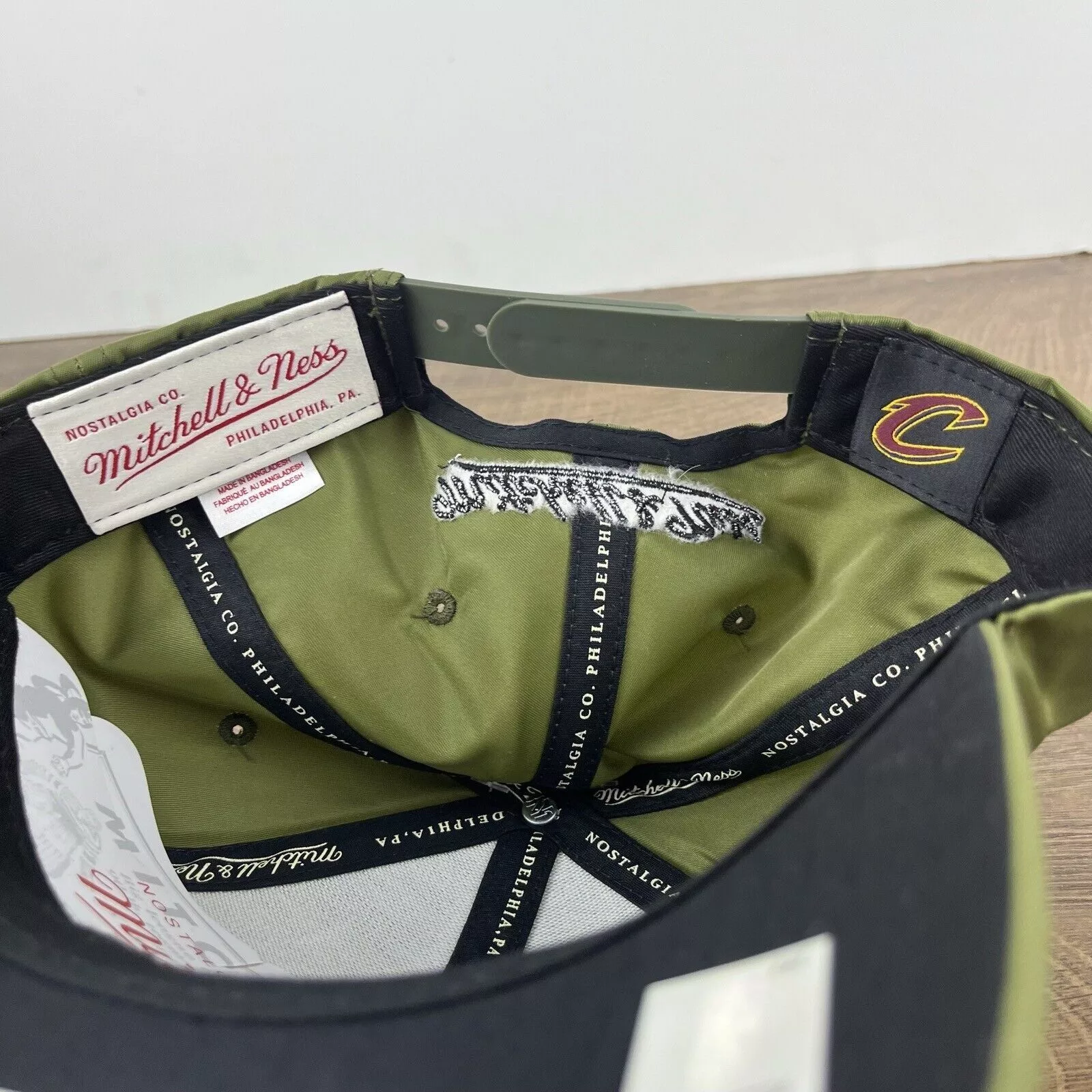 Mitchell & Ness Hats Mitchell & Ness Cleveland Cavaliers Snapback Hat Green Adjustable Green Mitc