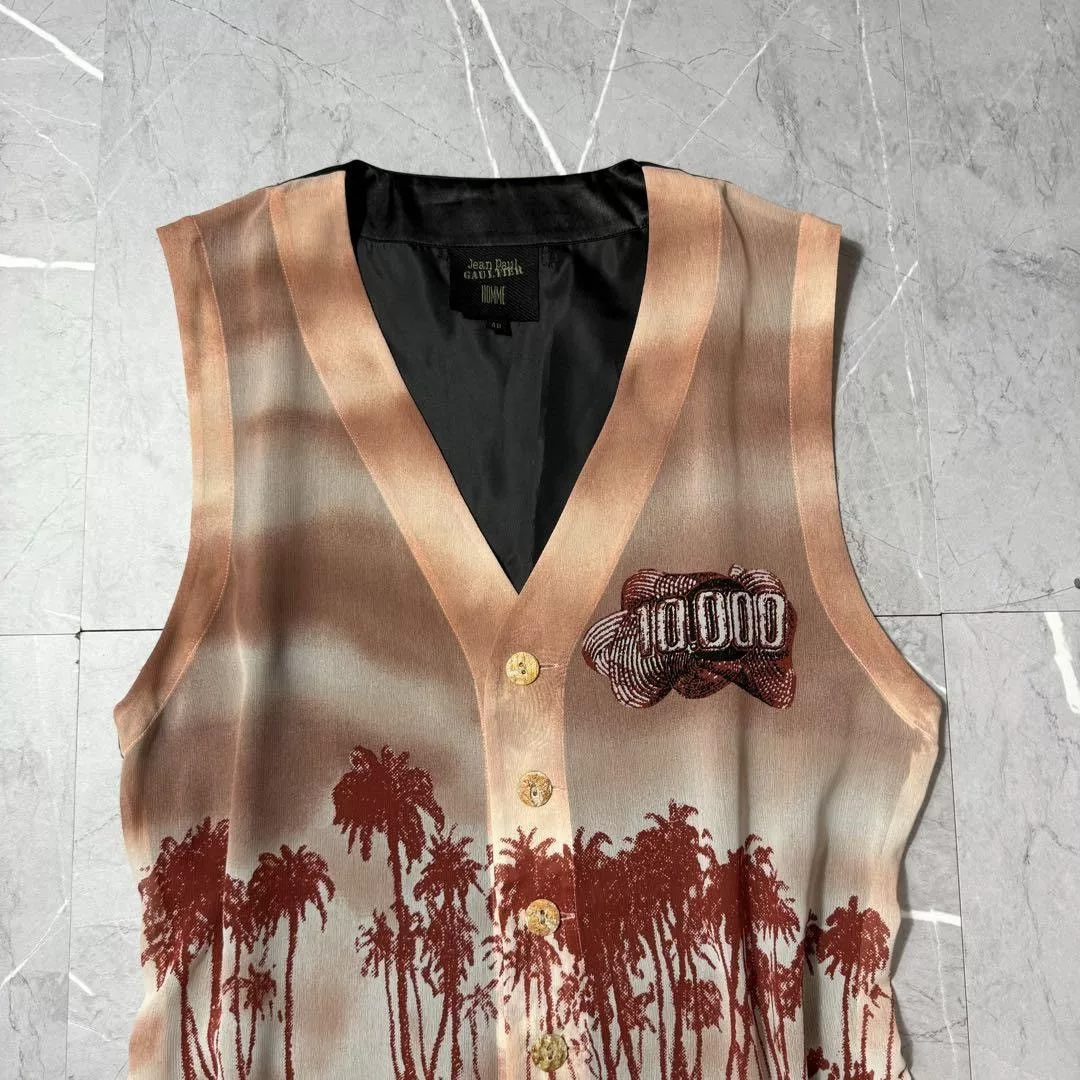 Jean Paul Gaultier Vests Jean paul gaultier South Island Mesh Vest Red