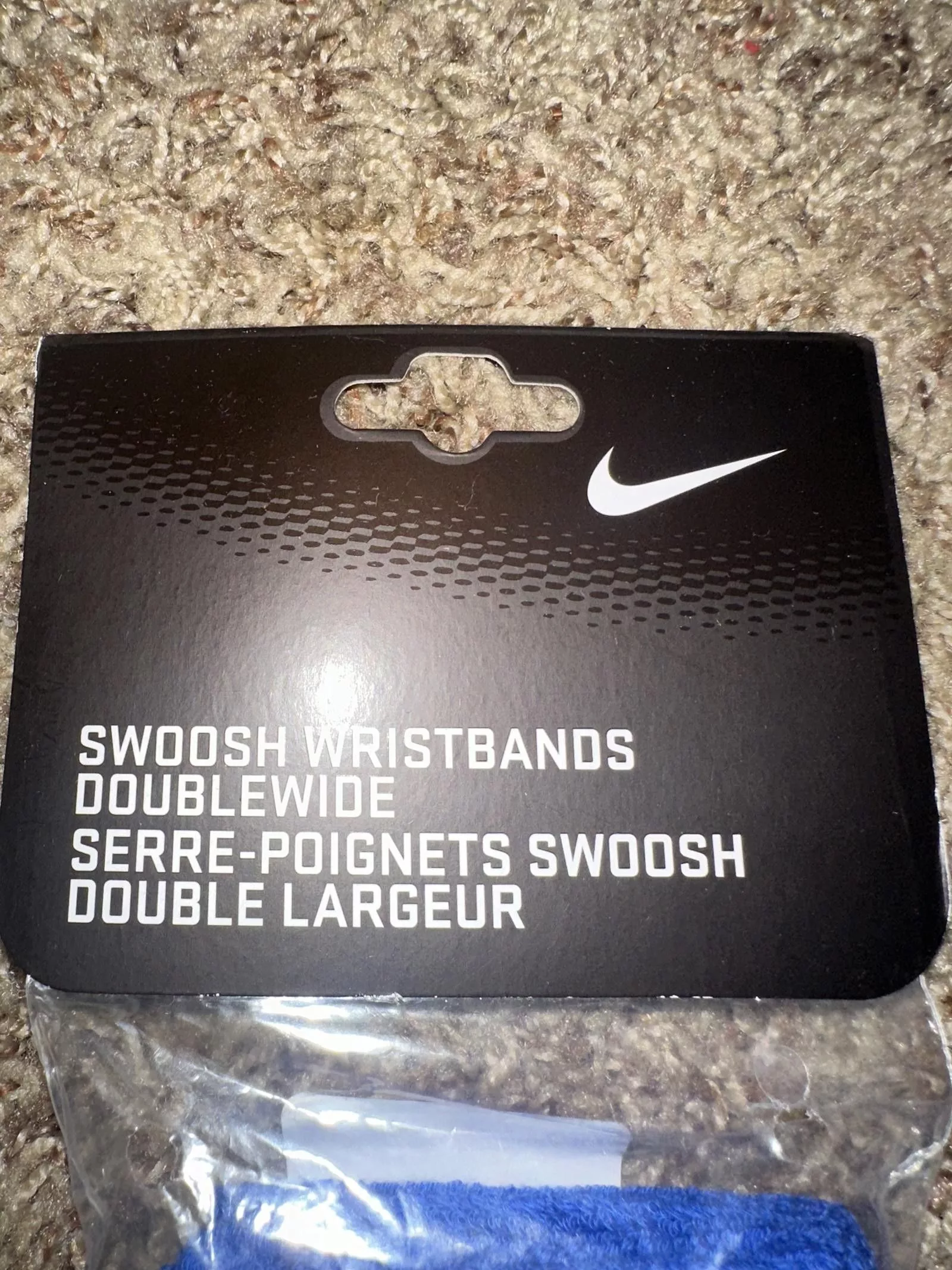 Nike Miscellaneous Nike 2 #26 Blue Double Wide Wrist Bands 2017