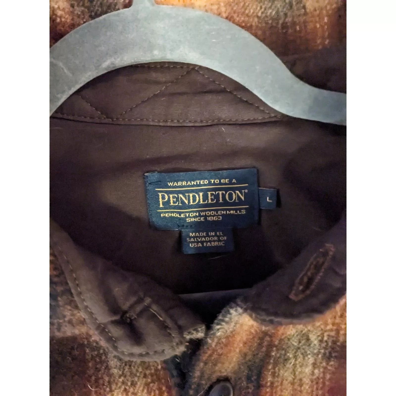 Pendleton Light Jackets Pendleton Wool Flannel Jacket Brown