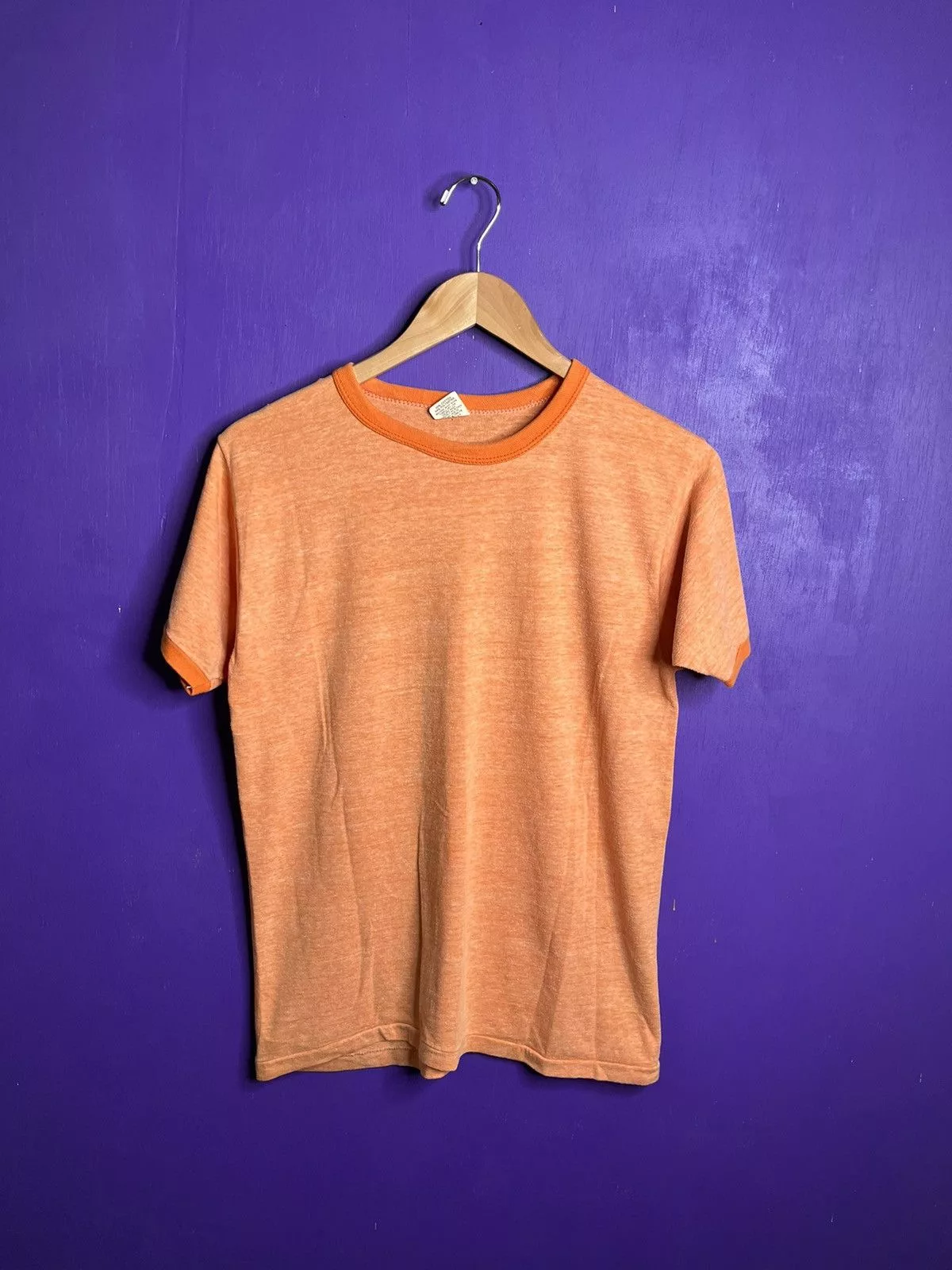 Nickelodeon Short Sleeve T Shirts Nickelodeon × Vintage Vintage 70s Nickelodeon electronic games logo t-shirt Orange