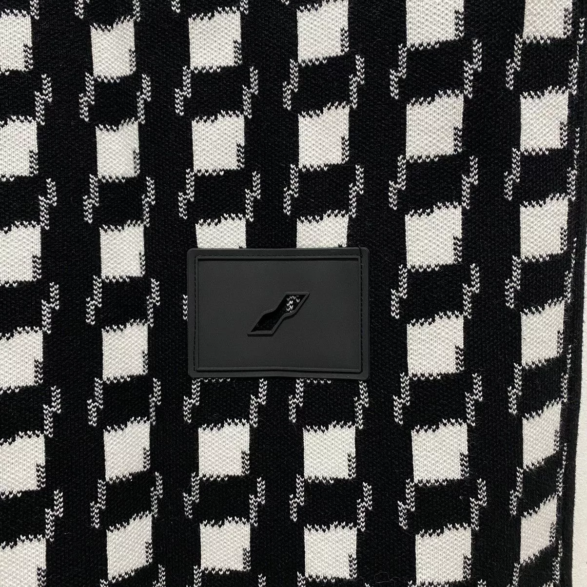 WE11DONE Vests We11done Black & White Gingham Check Vest