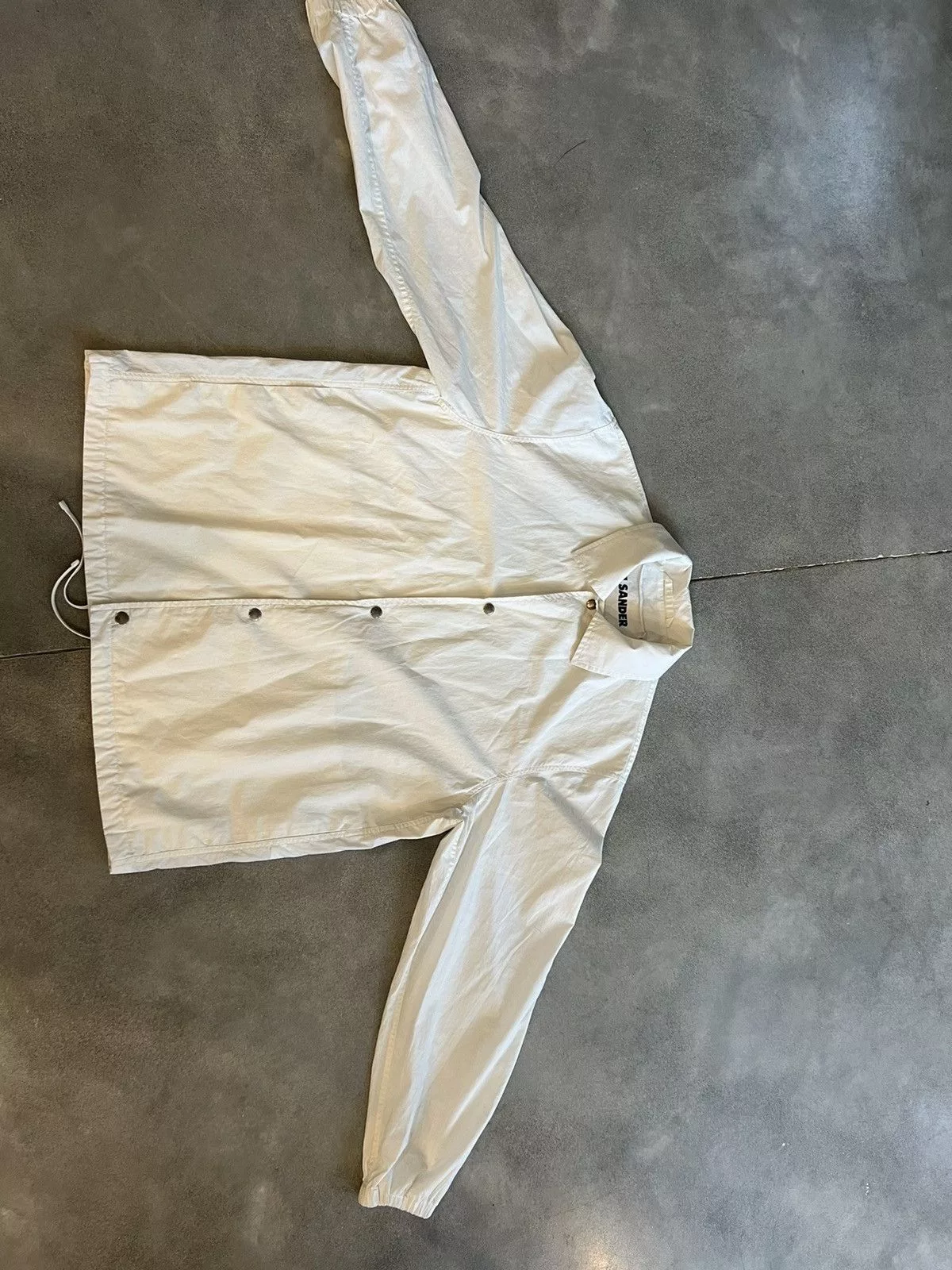 Jil Sander Light Jackets Jil Sander coaches jacket White