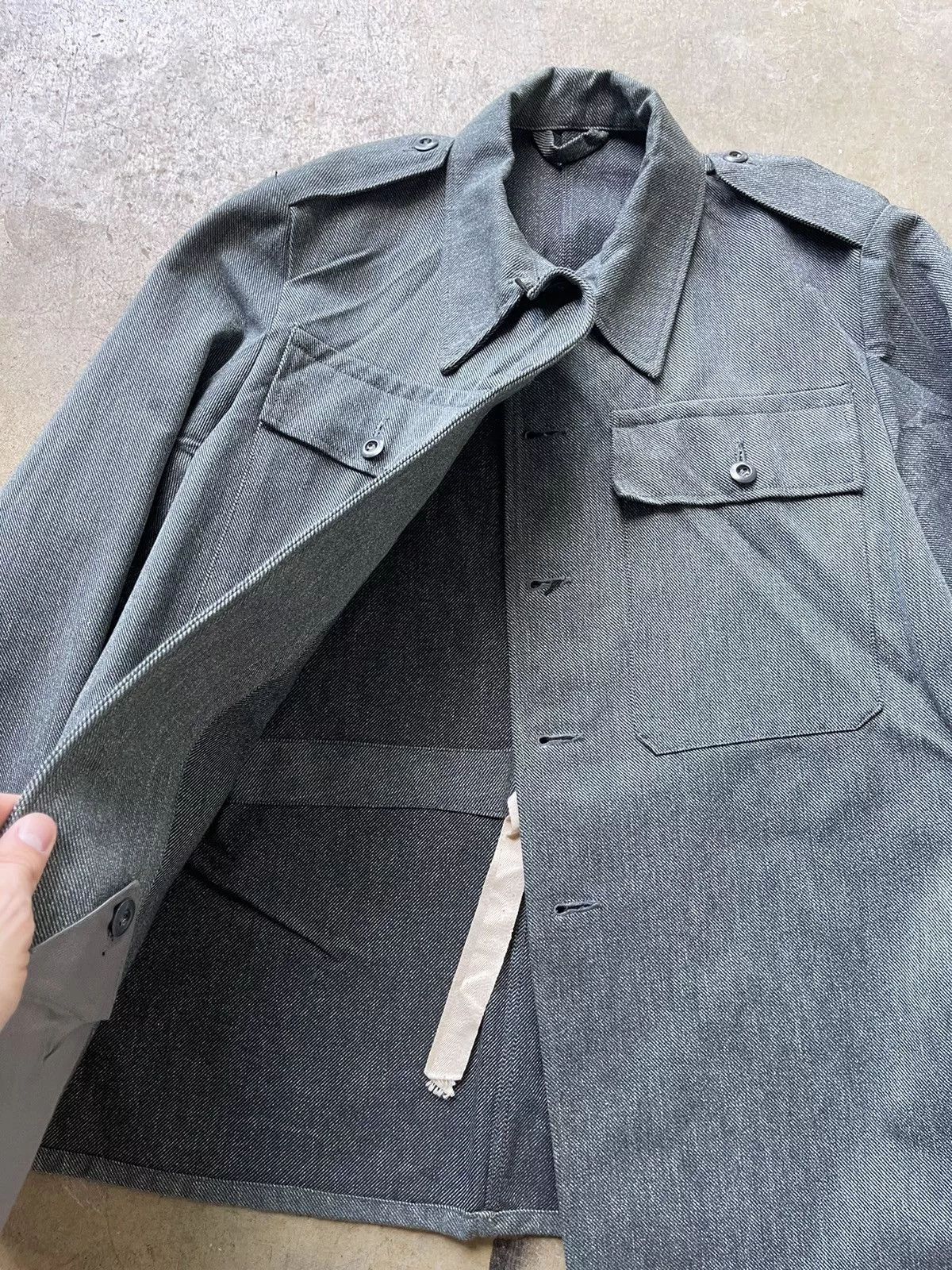 Vintage Light Jackets Vintage Swiss Army Work Jacket Black