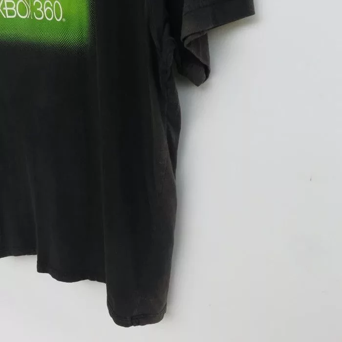Nintendo Short Sleeve T Shirts Nintendo × Playstation Xbox 360 Tee Black Vintage