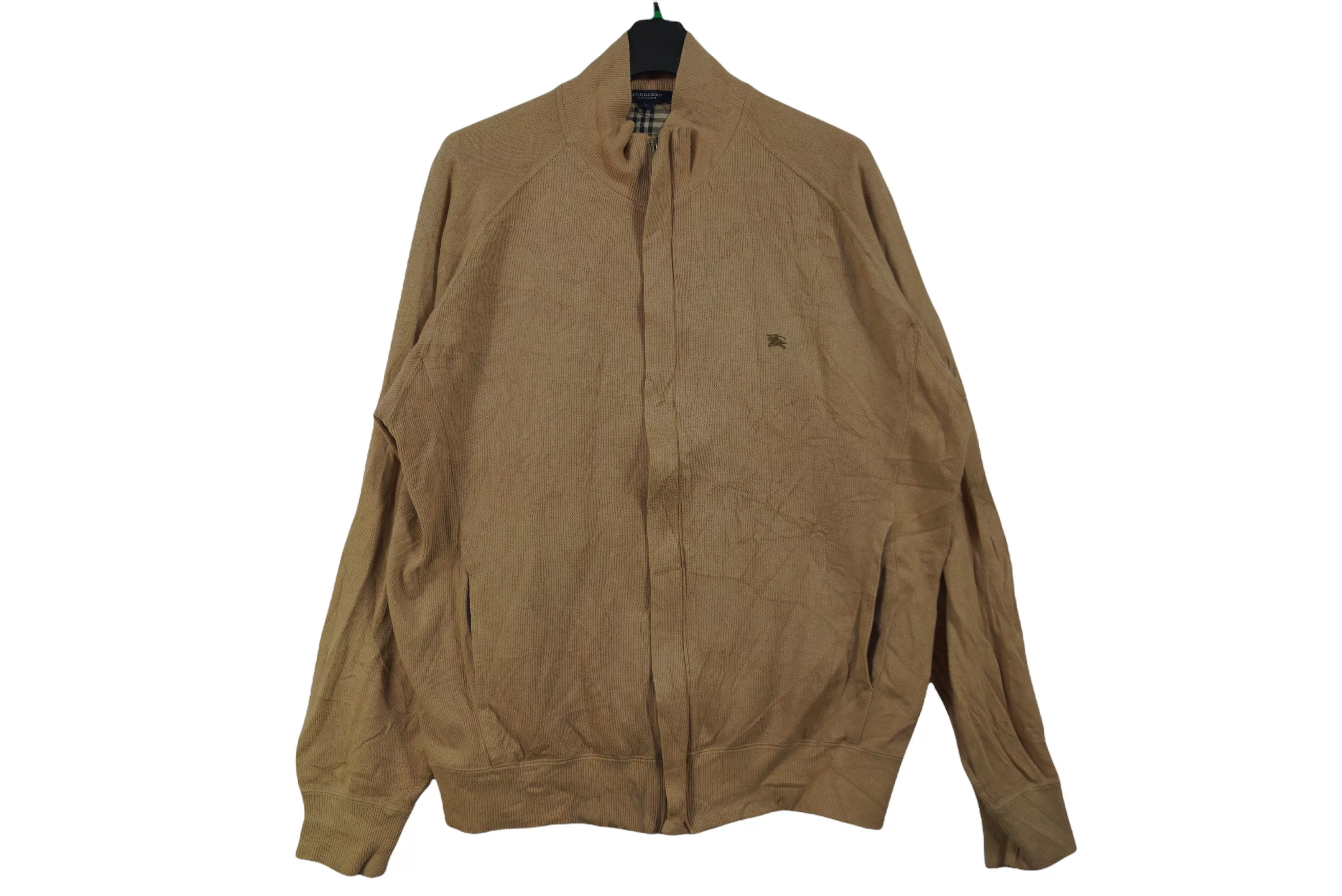 Burberry Sweaters Knitwear Rare!! Vintage Burberry Samll Logo Sweaters Zipper Brown