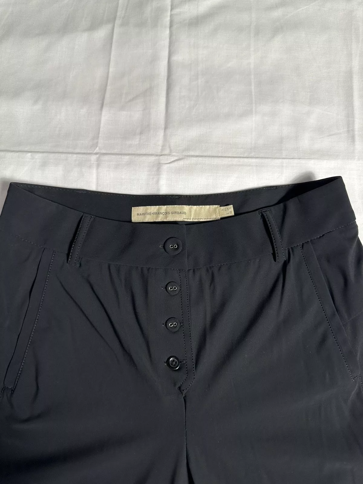Designer Pants Designer × Marithe + Francois Girbaud 1980s Marithe Francois Girbaud pants avant garde Opium Y2K Black Vintage