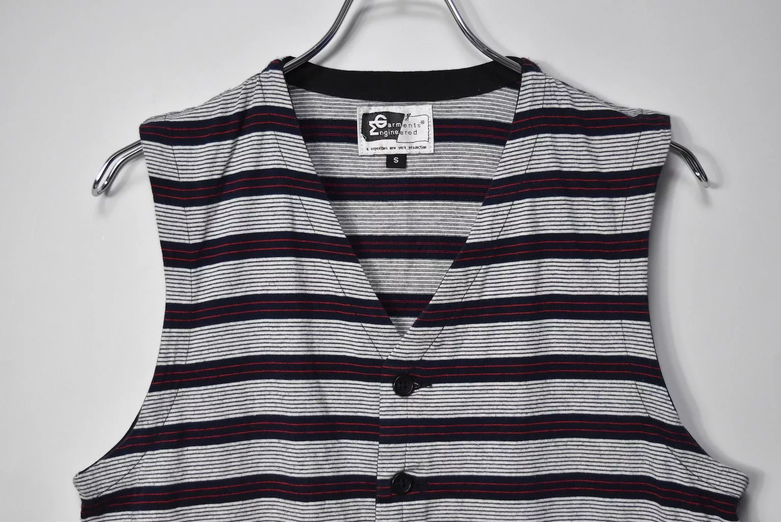 Engineered Garments Vests Engineered Garments × Nepenthes Engineered Garments/stripe gilet vest/23599 - 0504 50 Multi