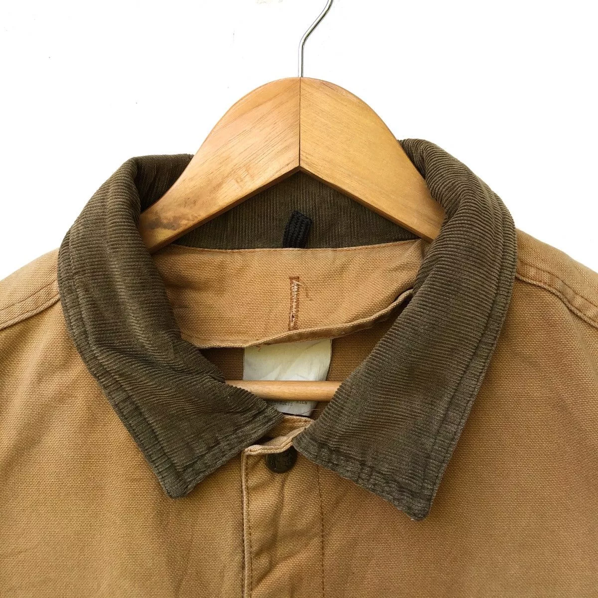 Woolrich Woolen Mills Denim Jackets Woolrich Woolen Mills VINTAGE WOOLRICH DUCK CANVAS DENIM CHORE JACKET Yellow Workwear