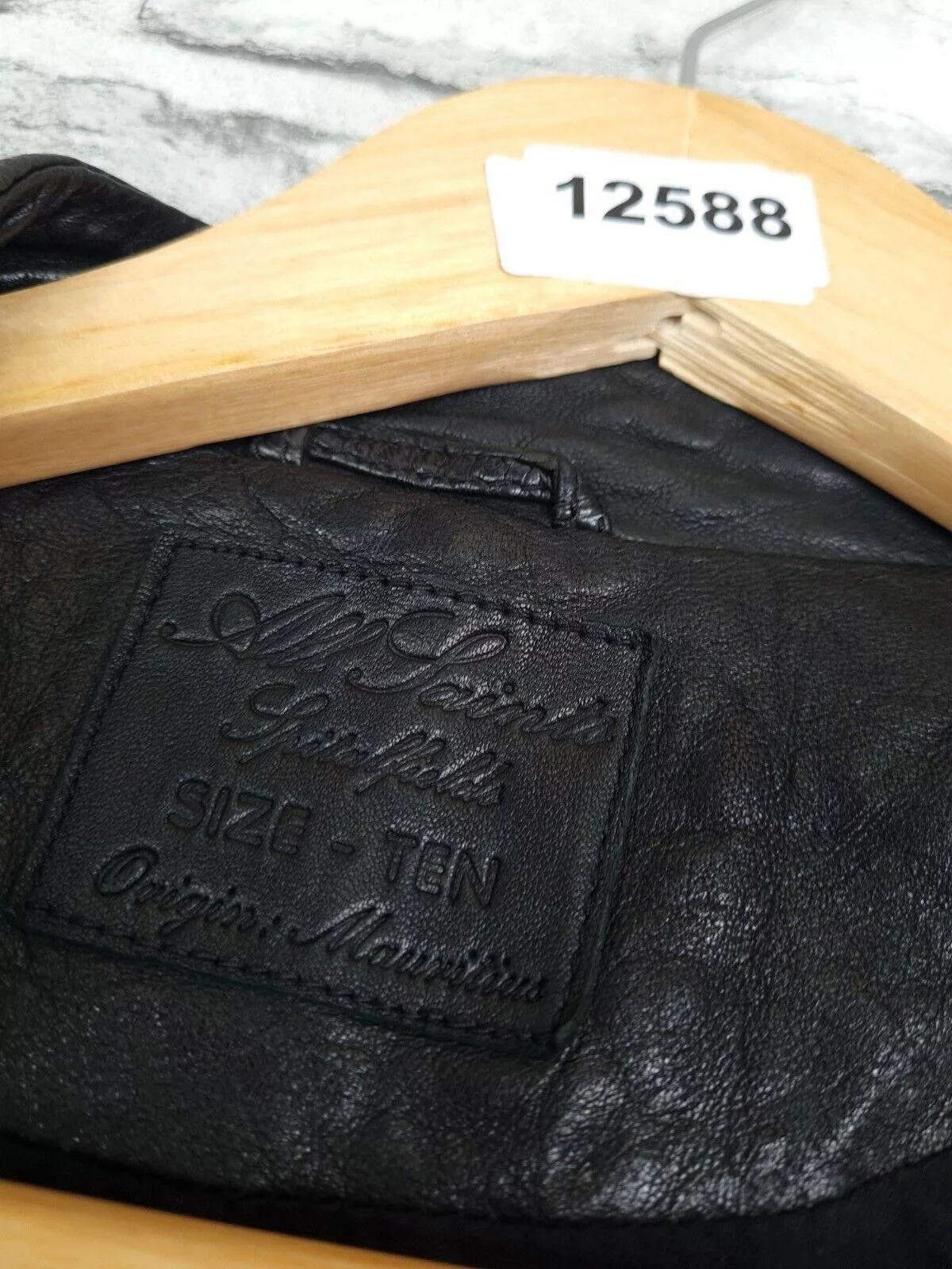 Allsaints Jackets Allsaints All Saints Leather Uk 10 KARST Leather Tailcoat Steampunk Black