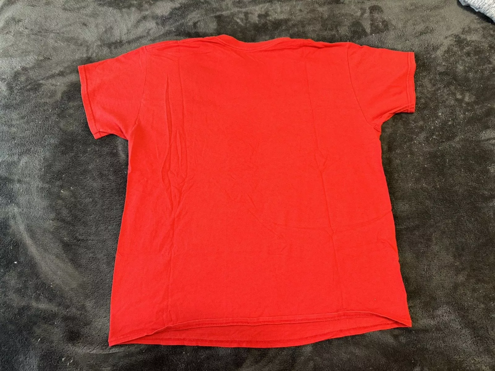 Half Evil Short Sleeve T Shirts Half Evil tee Red