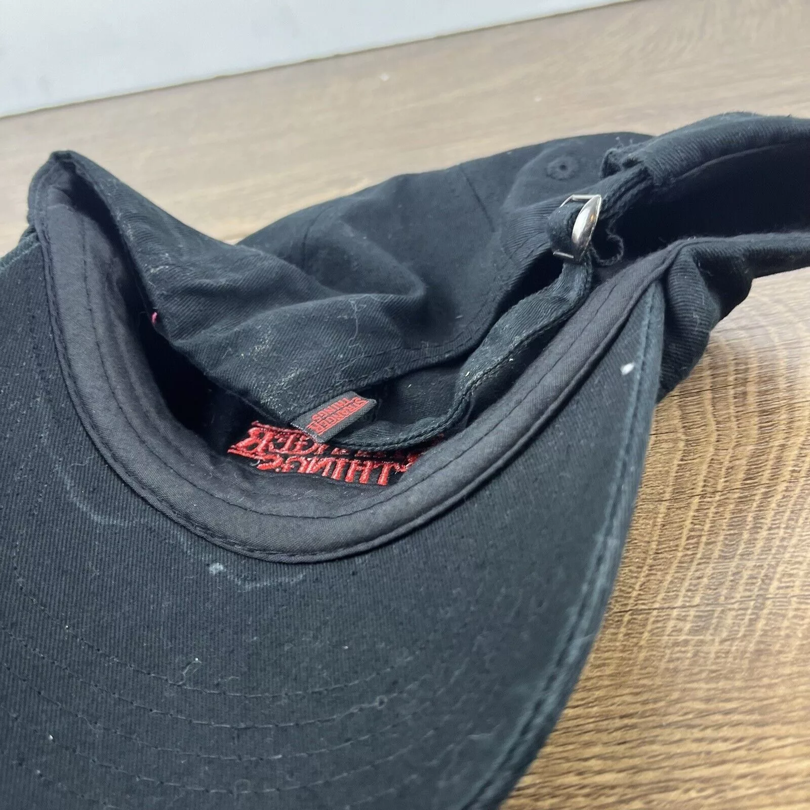 Other Hats Other Stranger Things Hat Black Adjustable Hat Black Stranger Thin
