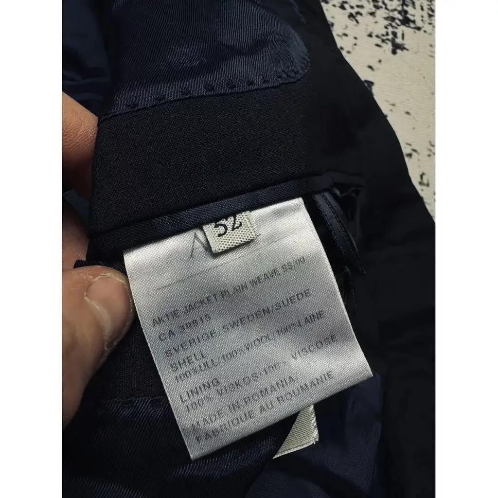 Acne Studios Heavy Coats Acne Studios Acne Suit Jacket Navy Size 52 fit L Blue
