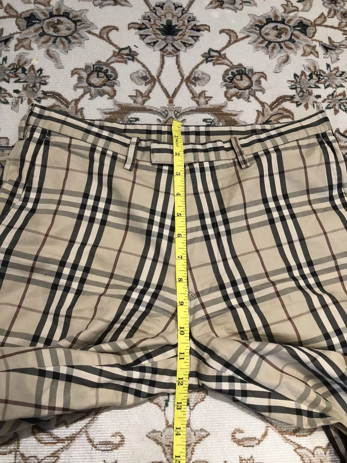 Burberry Casual Pants BURBERRY NOVA CHECK PANTS Beige