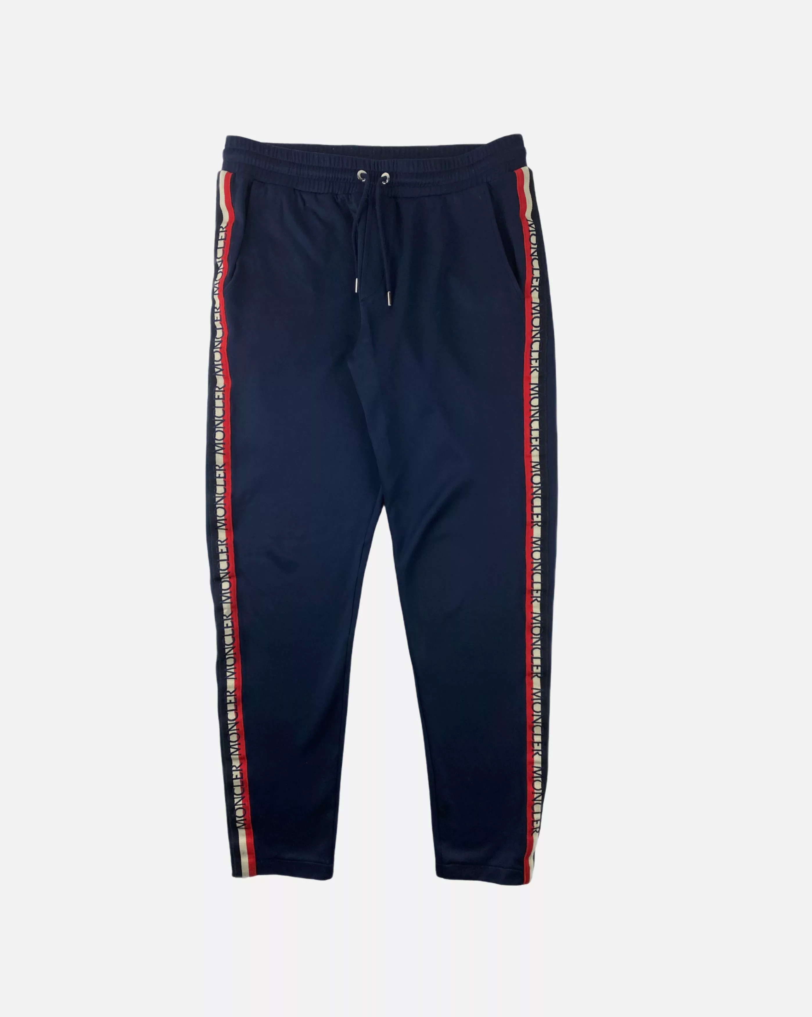 Moncler Sweatpants Joggers Moncler Navy Logo Track Pants Blue