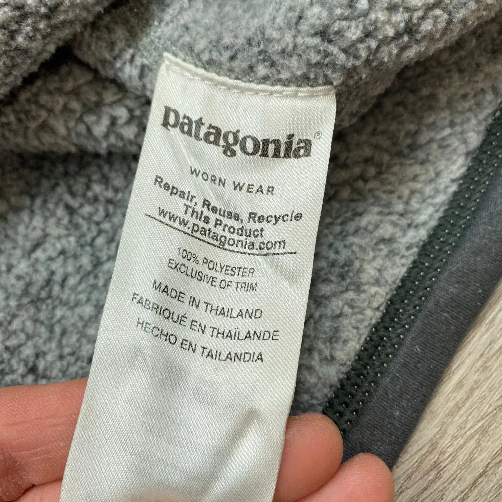 Patagonia Light Jackets Patagonia Better Sweater 1/4 Zip Pullover Sweater Jacket XL Gray